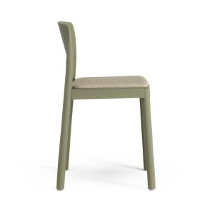 Grace caféstol med klädd sits.