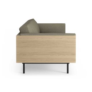 Wood 3-sits soffa