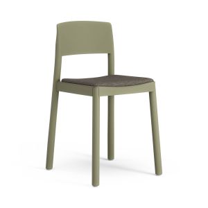 Grace caféstol med klädd sits.