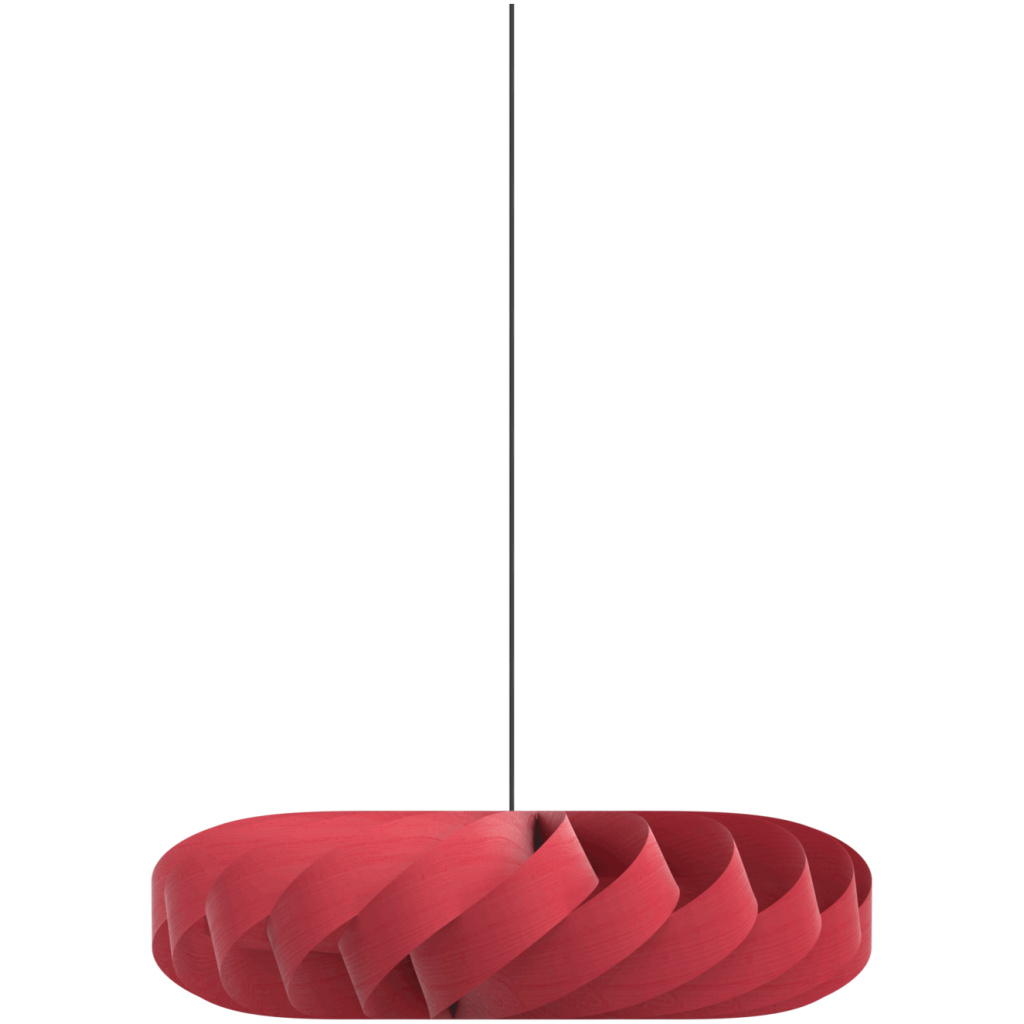 TR5 Pendant, Birch, Red, 100 x 30 cm