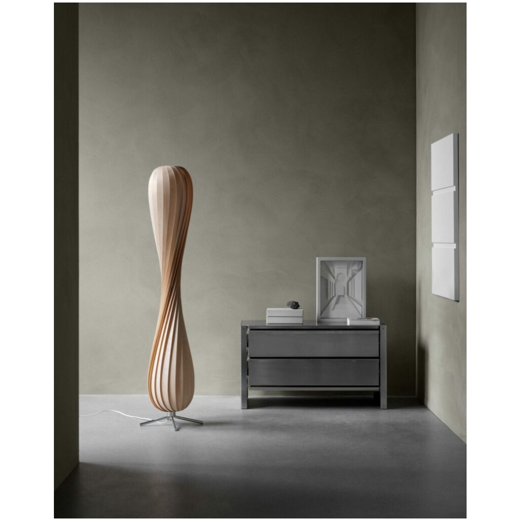 TR7 Floor Light, Birch, Natural, 25 x 117 cm