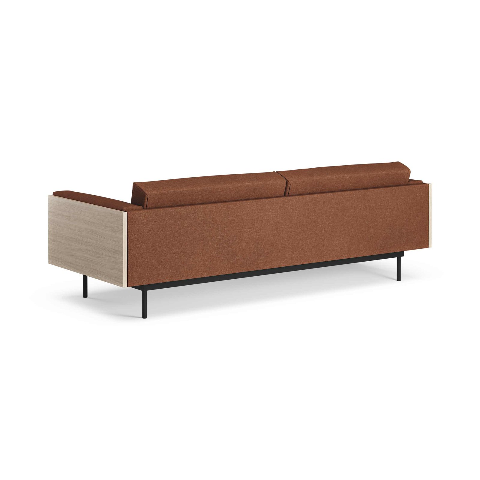 Wood 3-sits soffa
