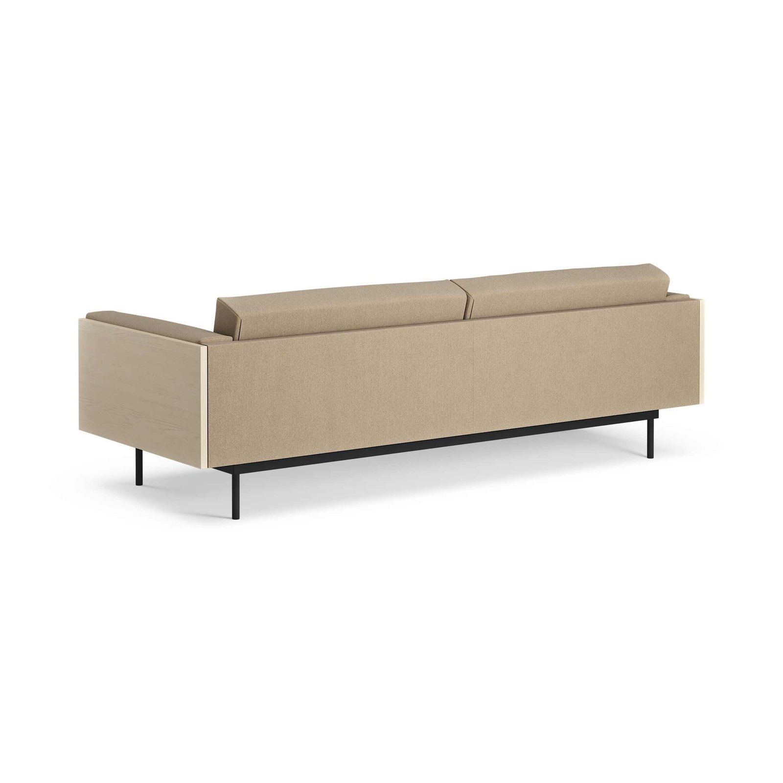 Wood 3-sits soffa