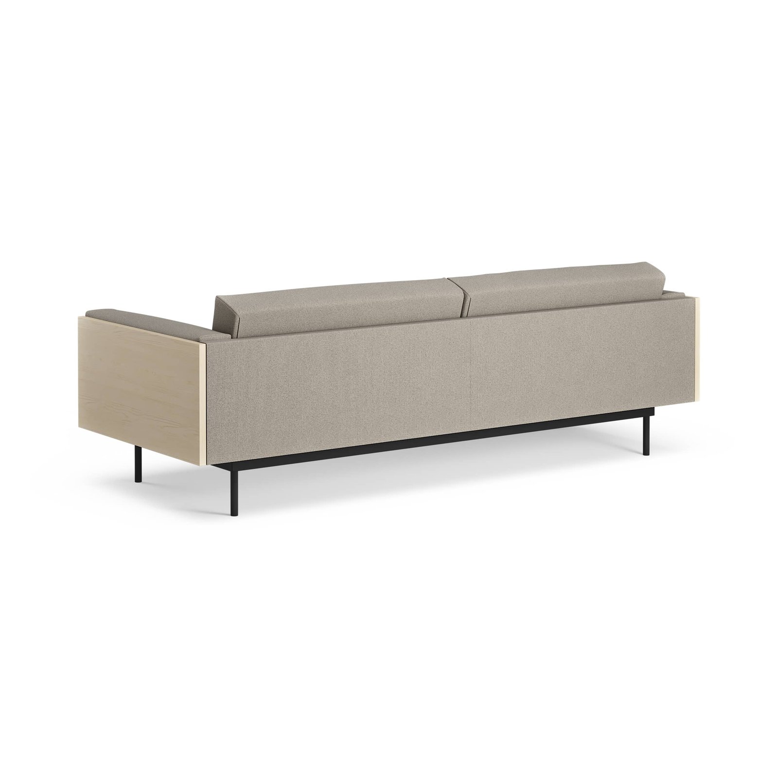 Wood 3-sits soffa