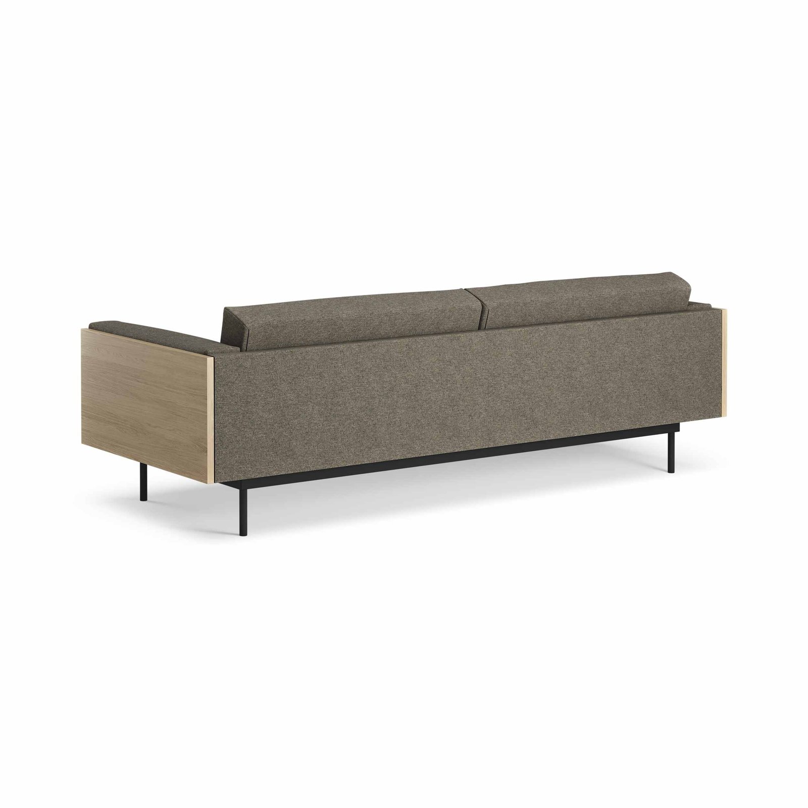 Wood 3-sits soffa