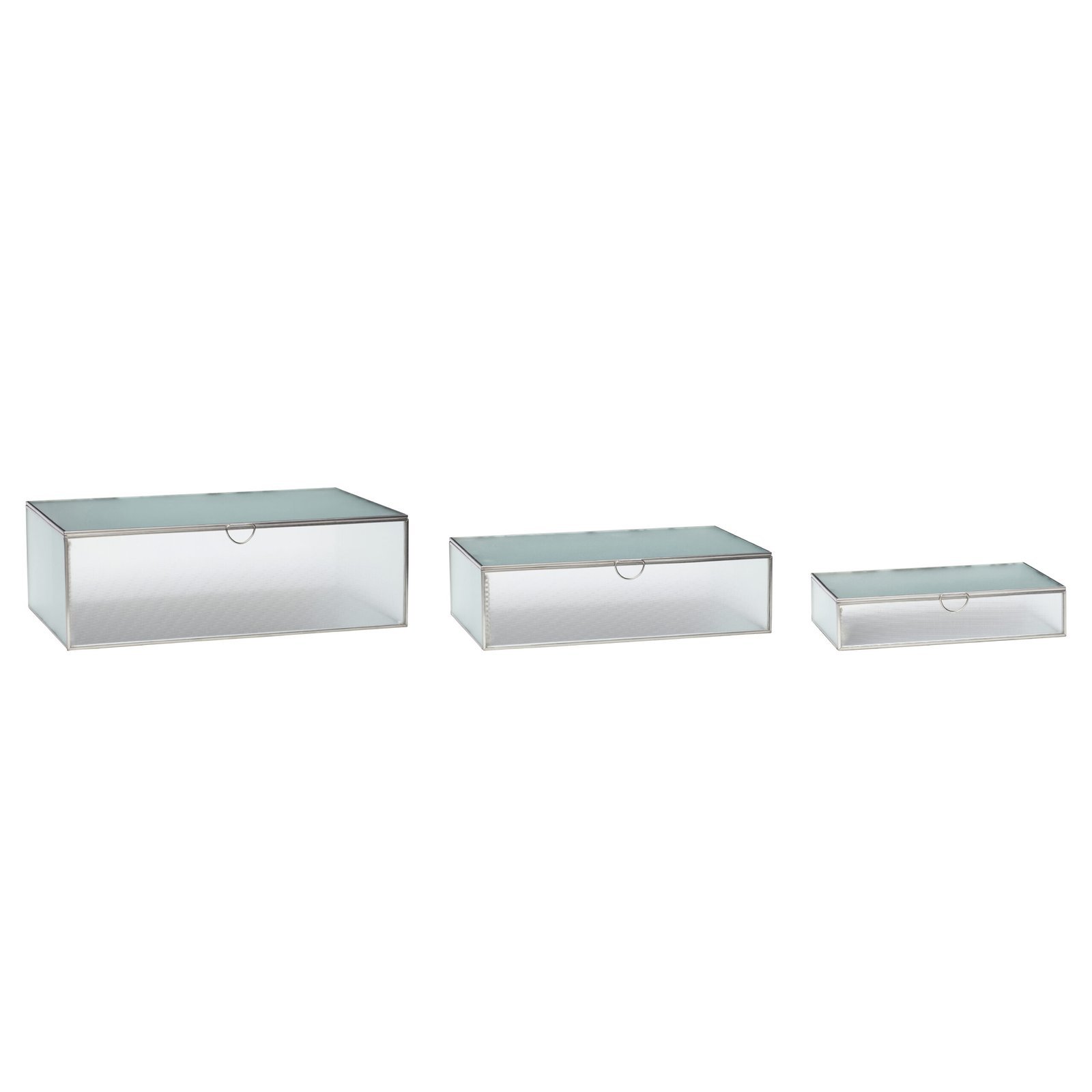 Ripple Glasboks Nikkel (sæt af 3)