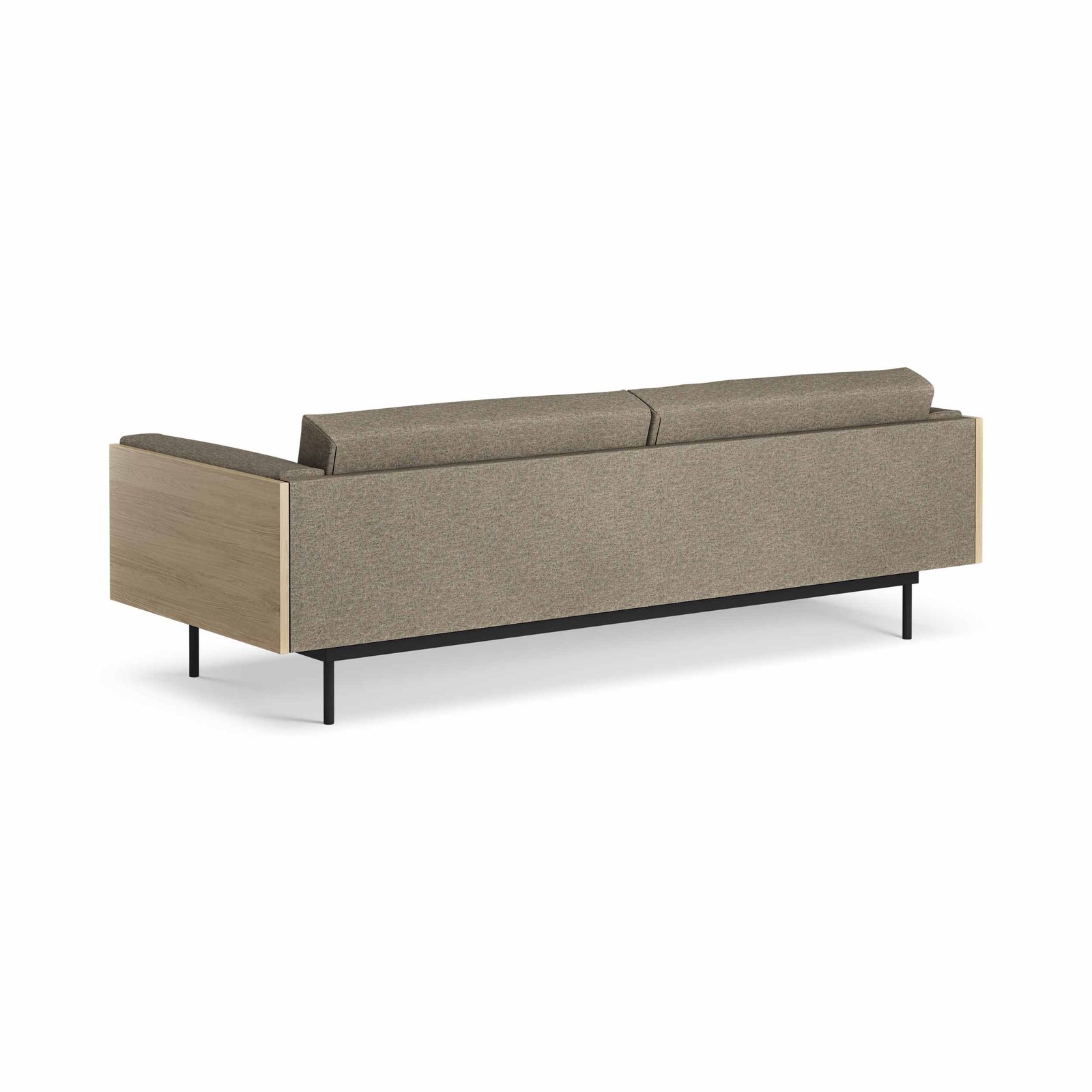 Wood 3-sits soffa