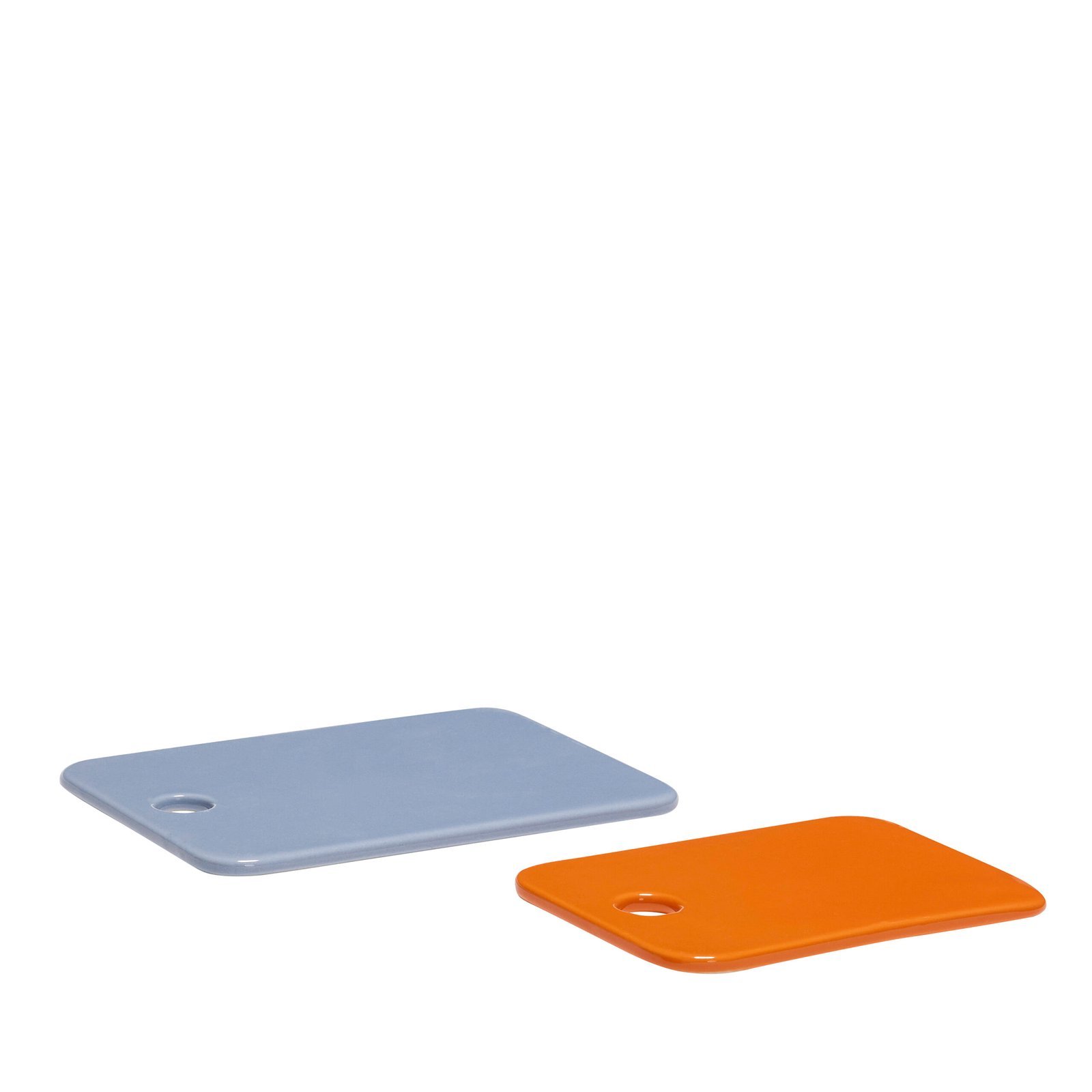Amare Smørplatter Lyseblå/Orange (sæt af 2)