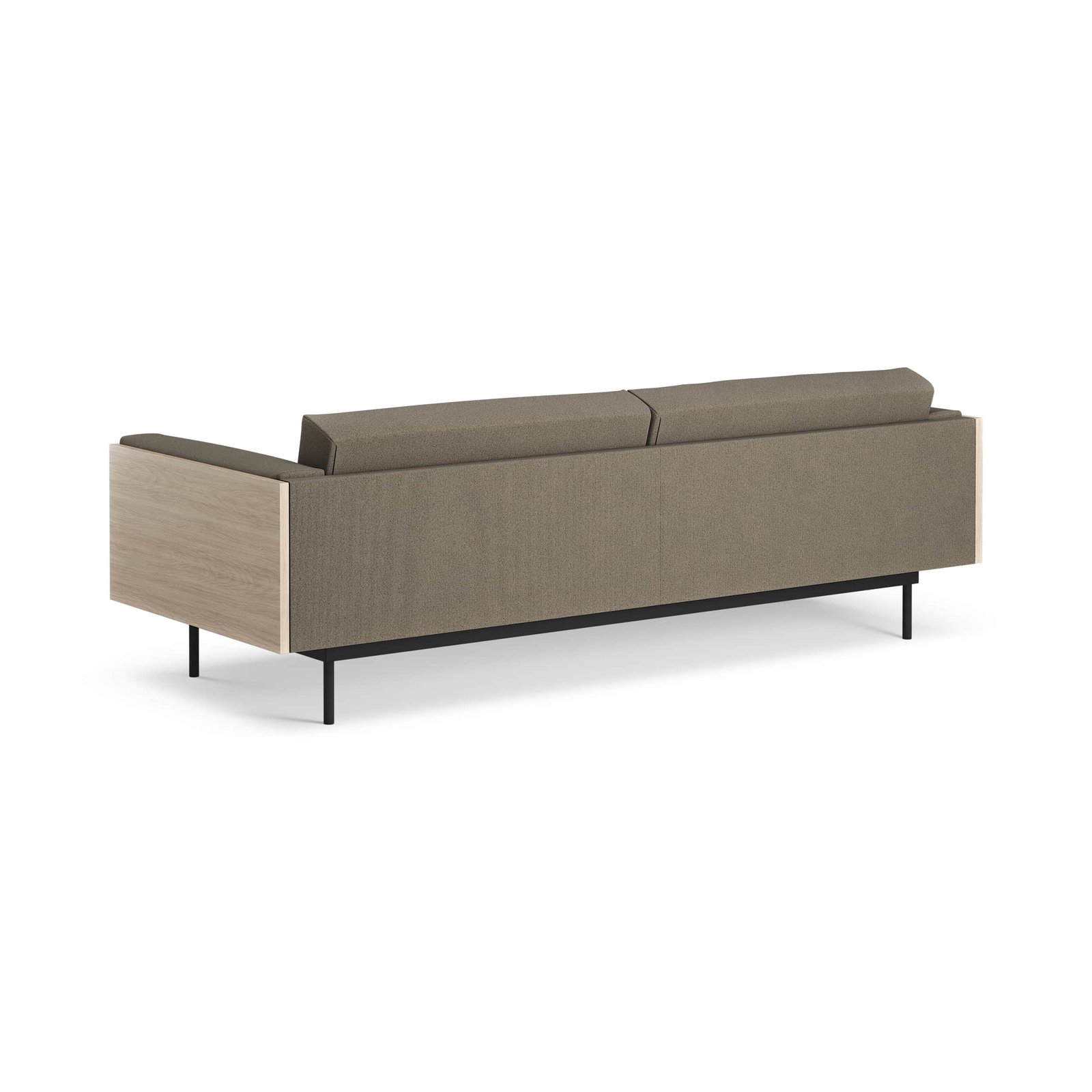 Wood 3-sits soffa