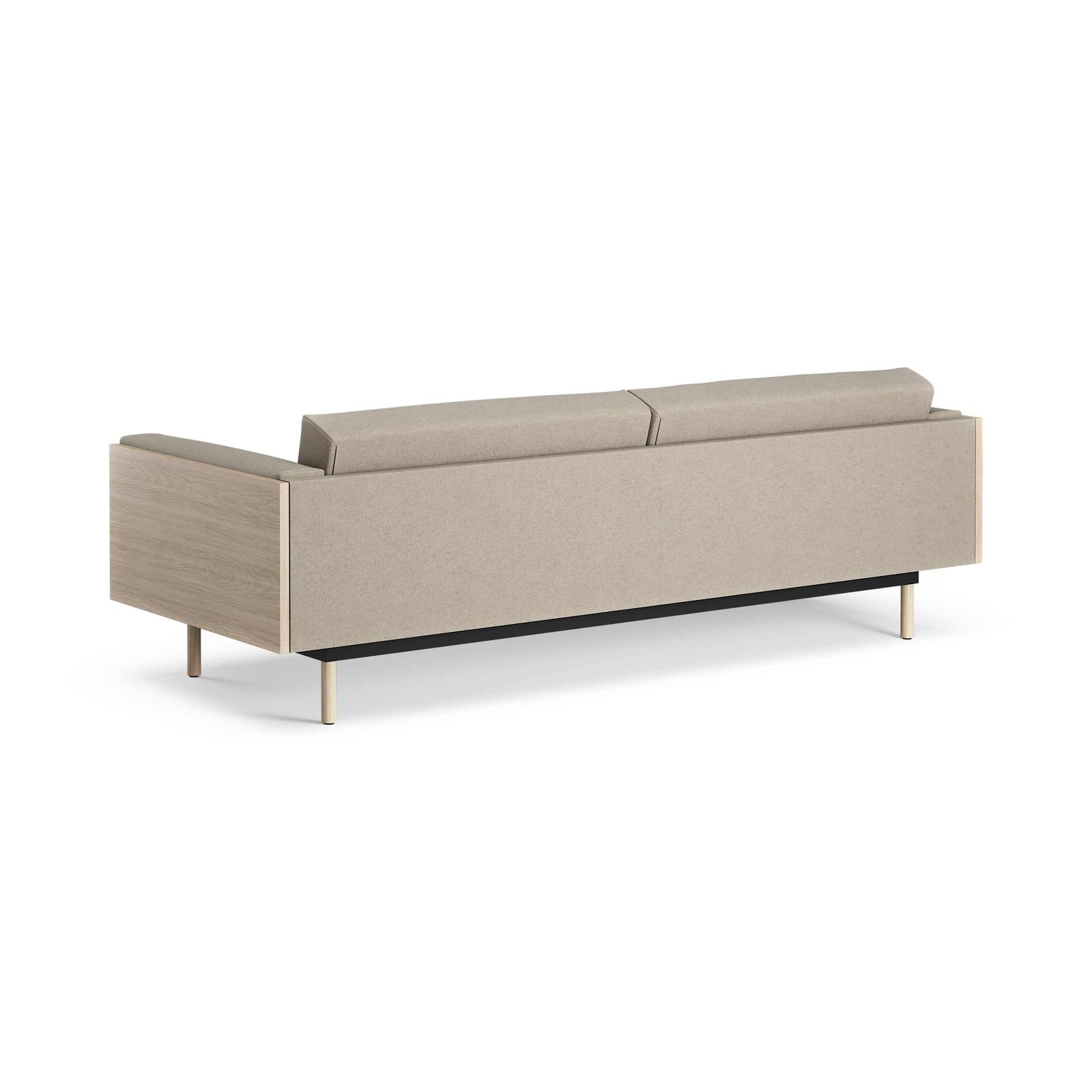 Wood 3-sits soffa