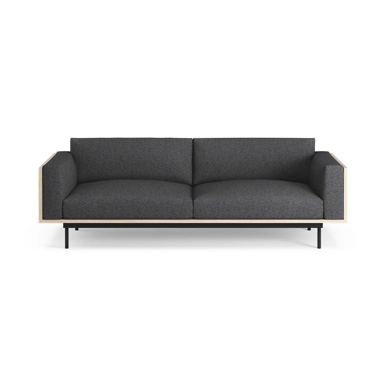 Wood 3-sits soffa