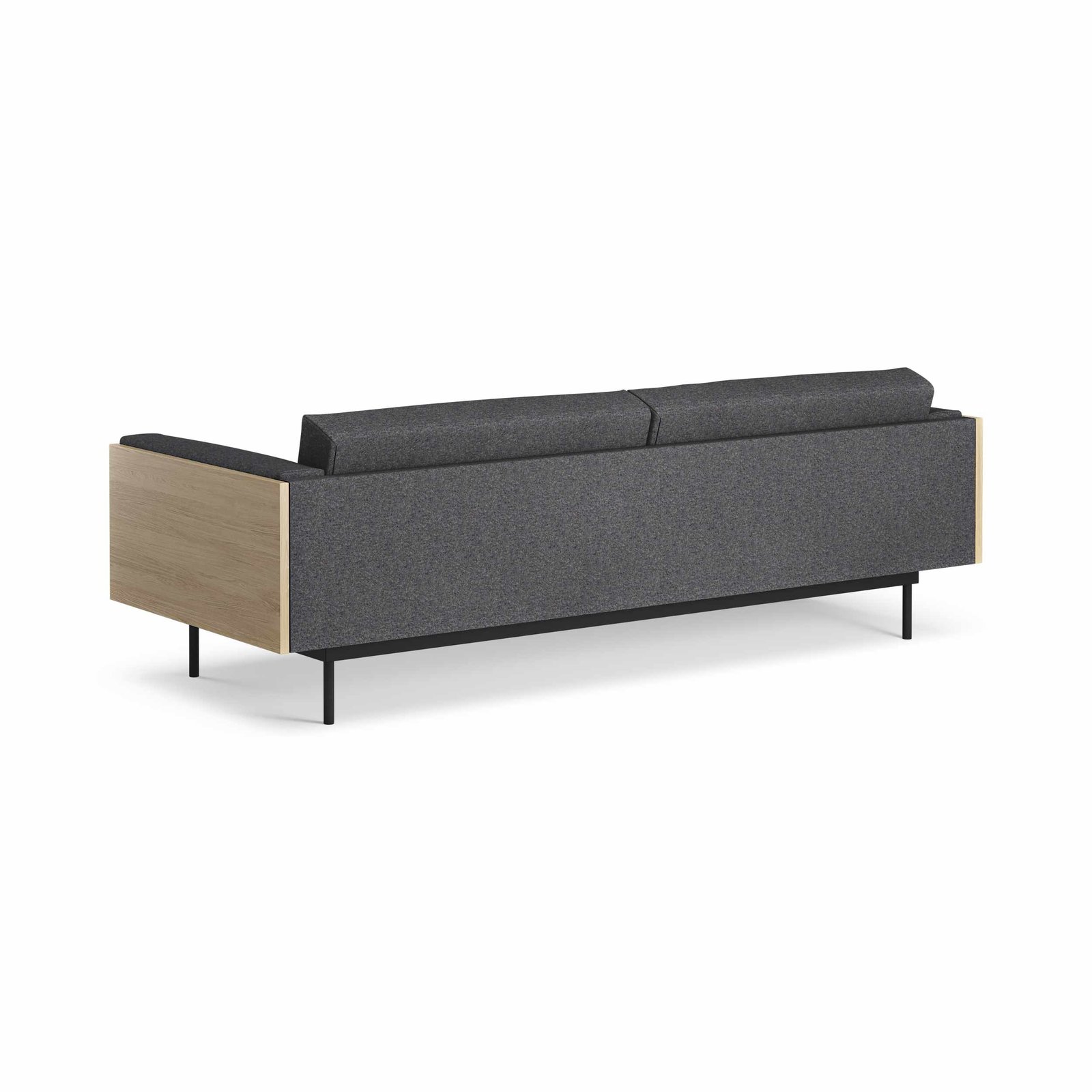 Wood 3-sits soffa