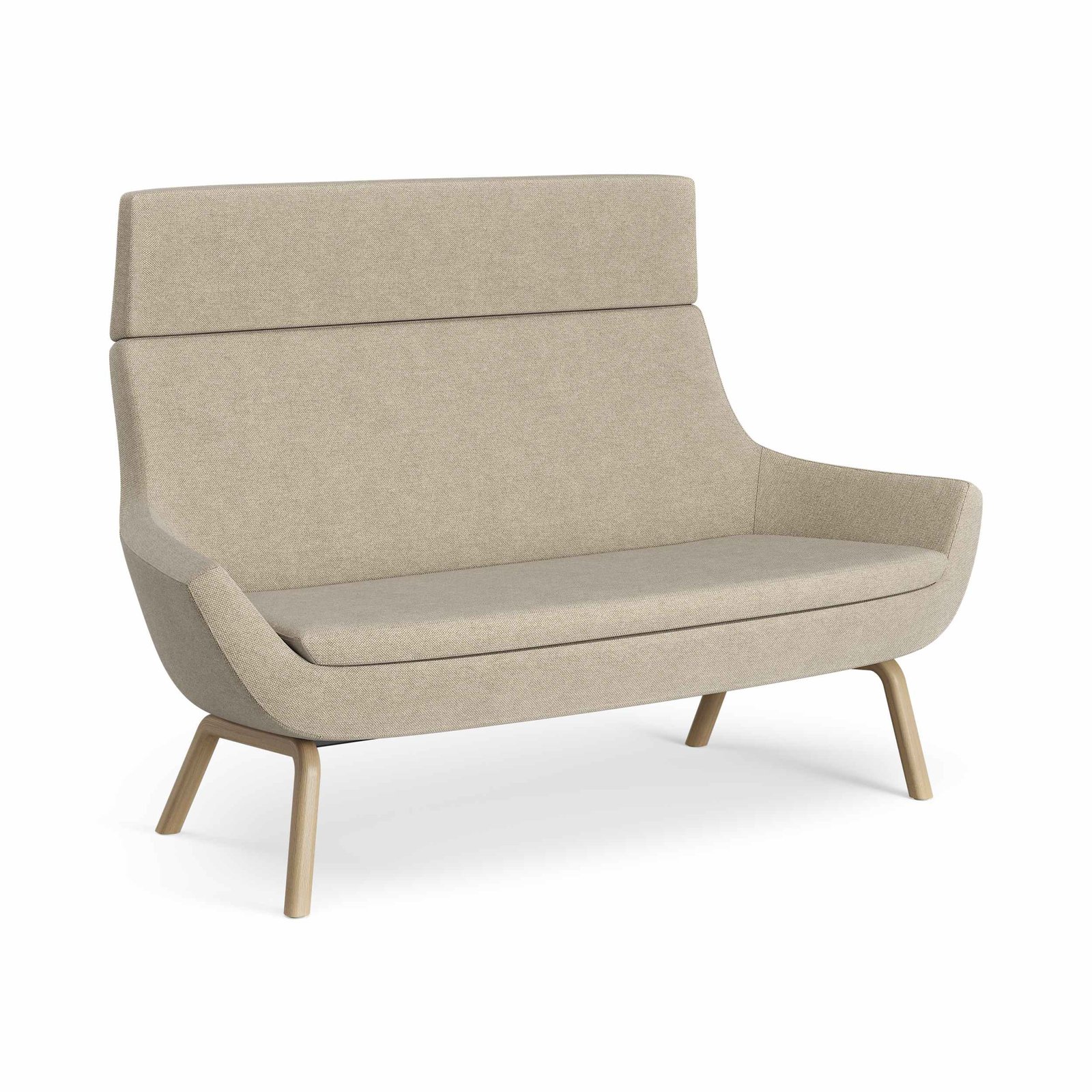 Happy 2-sits soffa hög