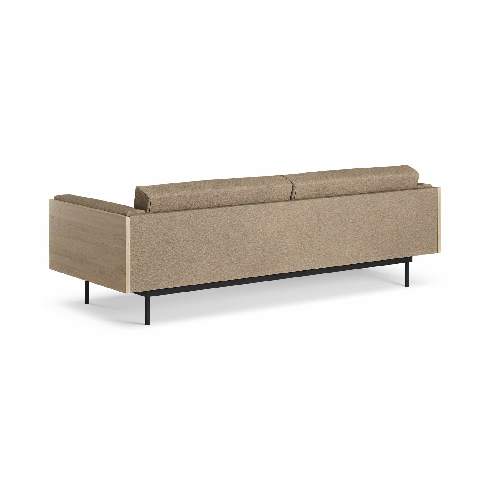 Wood 3-sits soffa