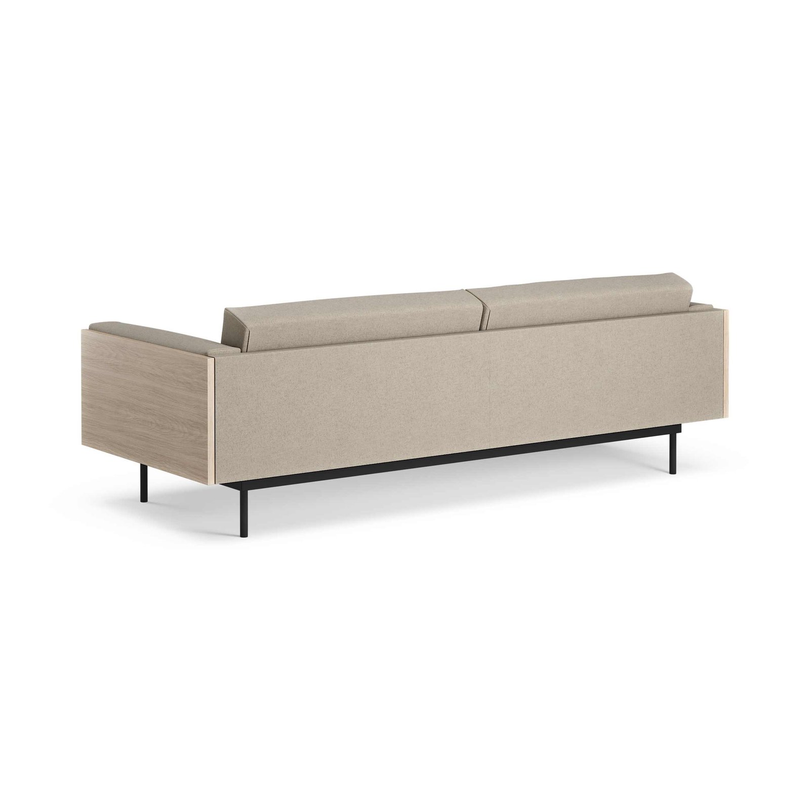 Wood 3-sits soffa