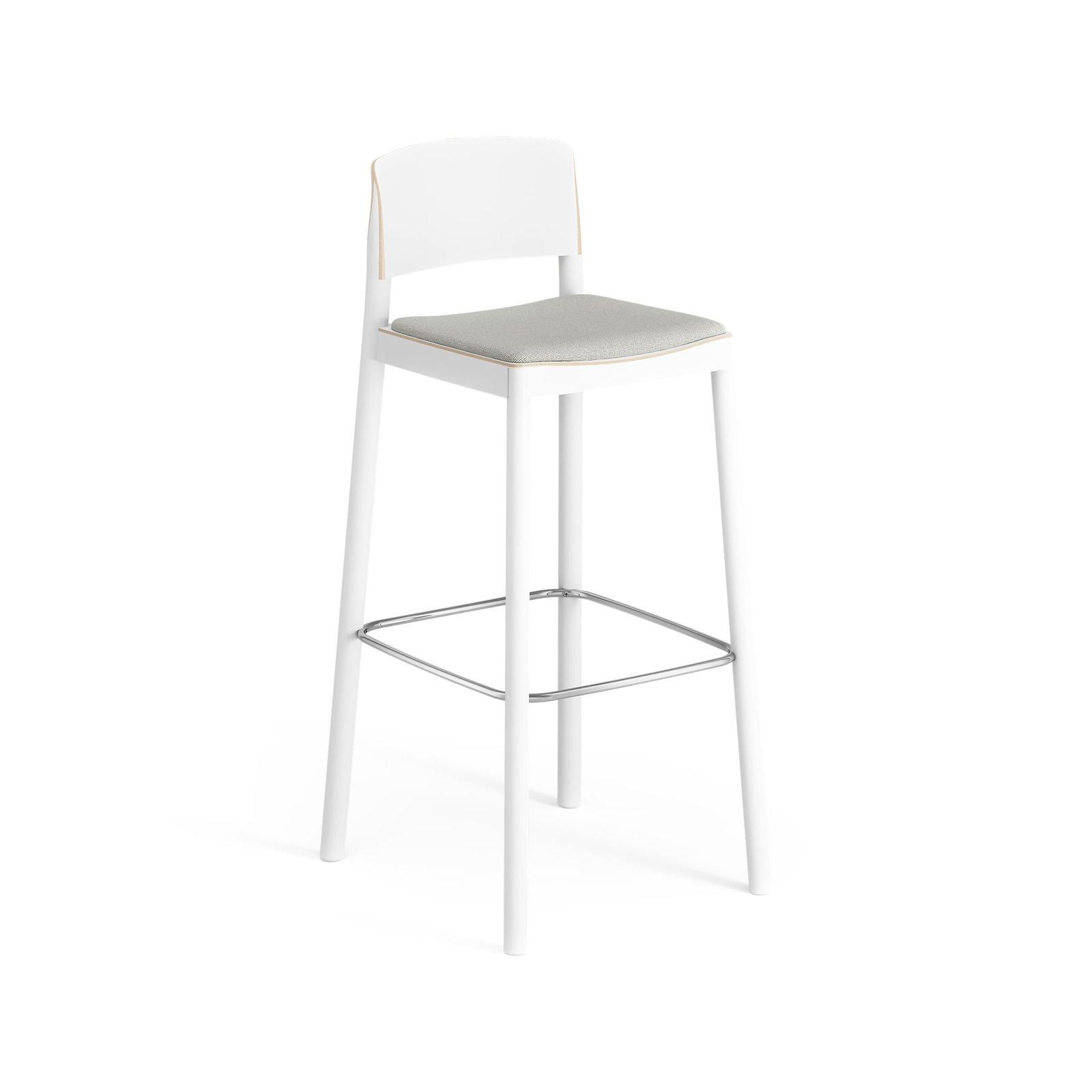 Grace barstol med klädd sits H 79