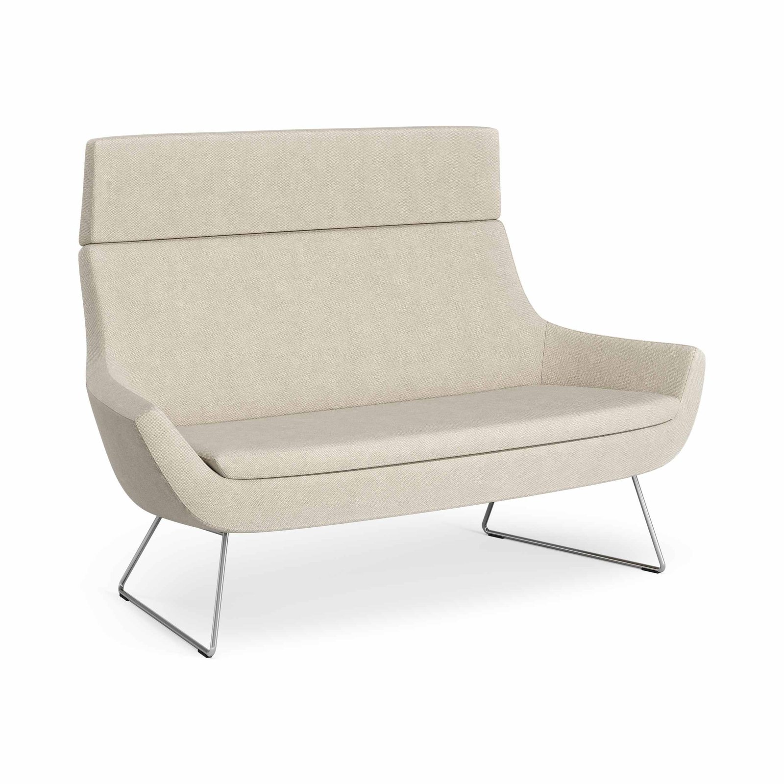 Happy 2-sits soffa hög