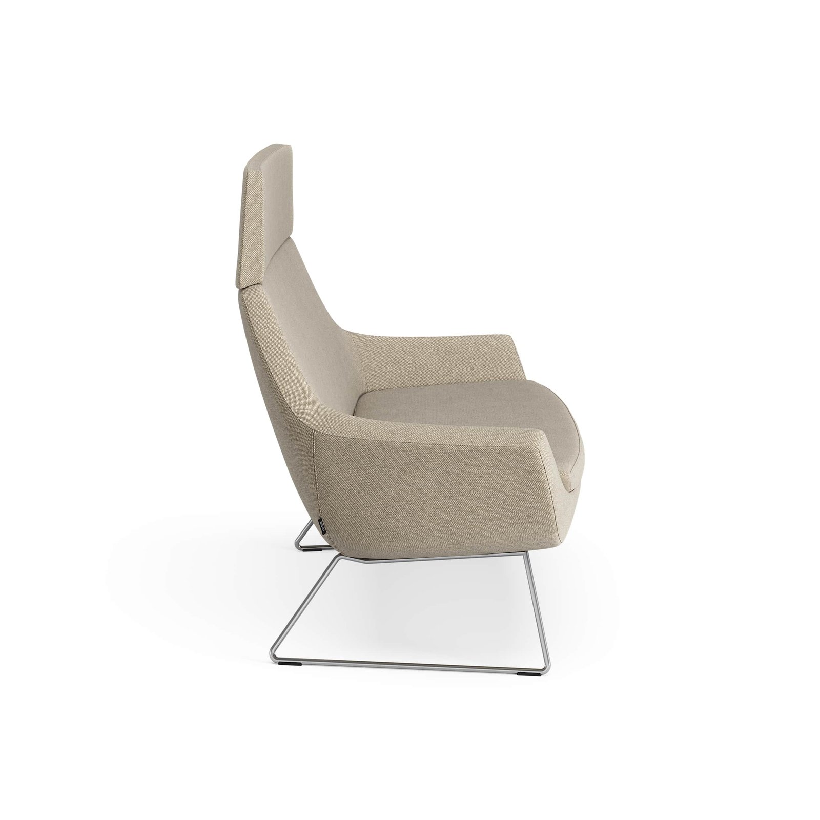 Happy 2-sits soffa hög