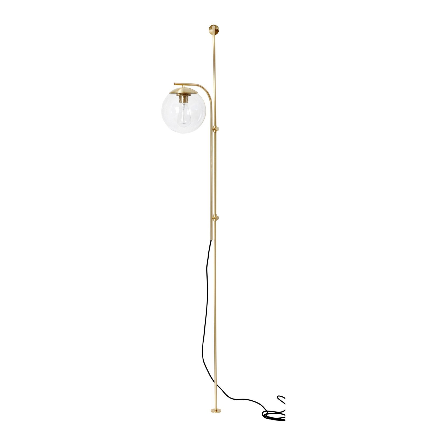 Bubble Væg/Gulvlampe Messingfarve