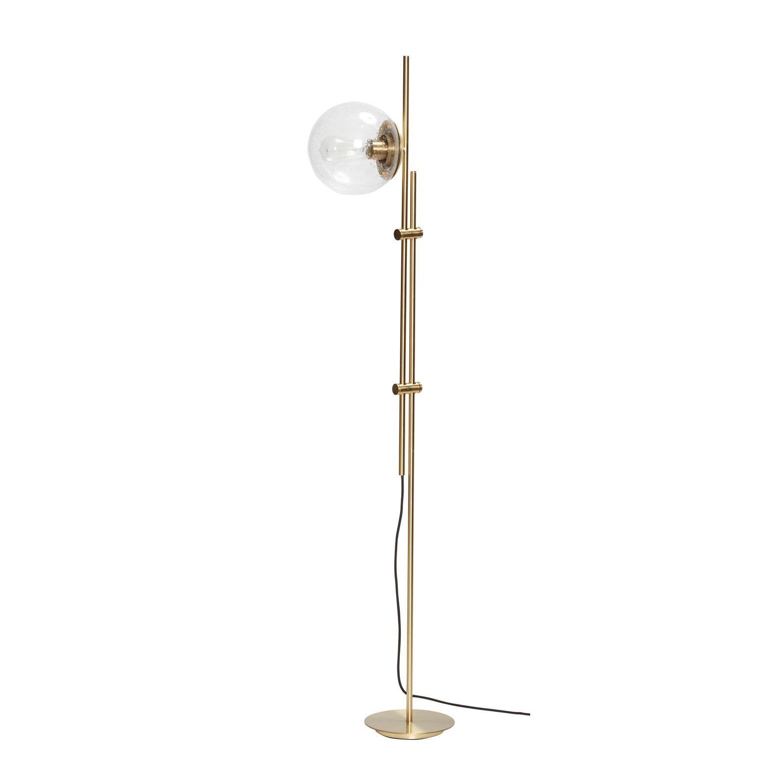 Bubble Gulvlampe  Messingfarve