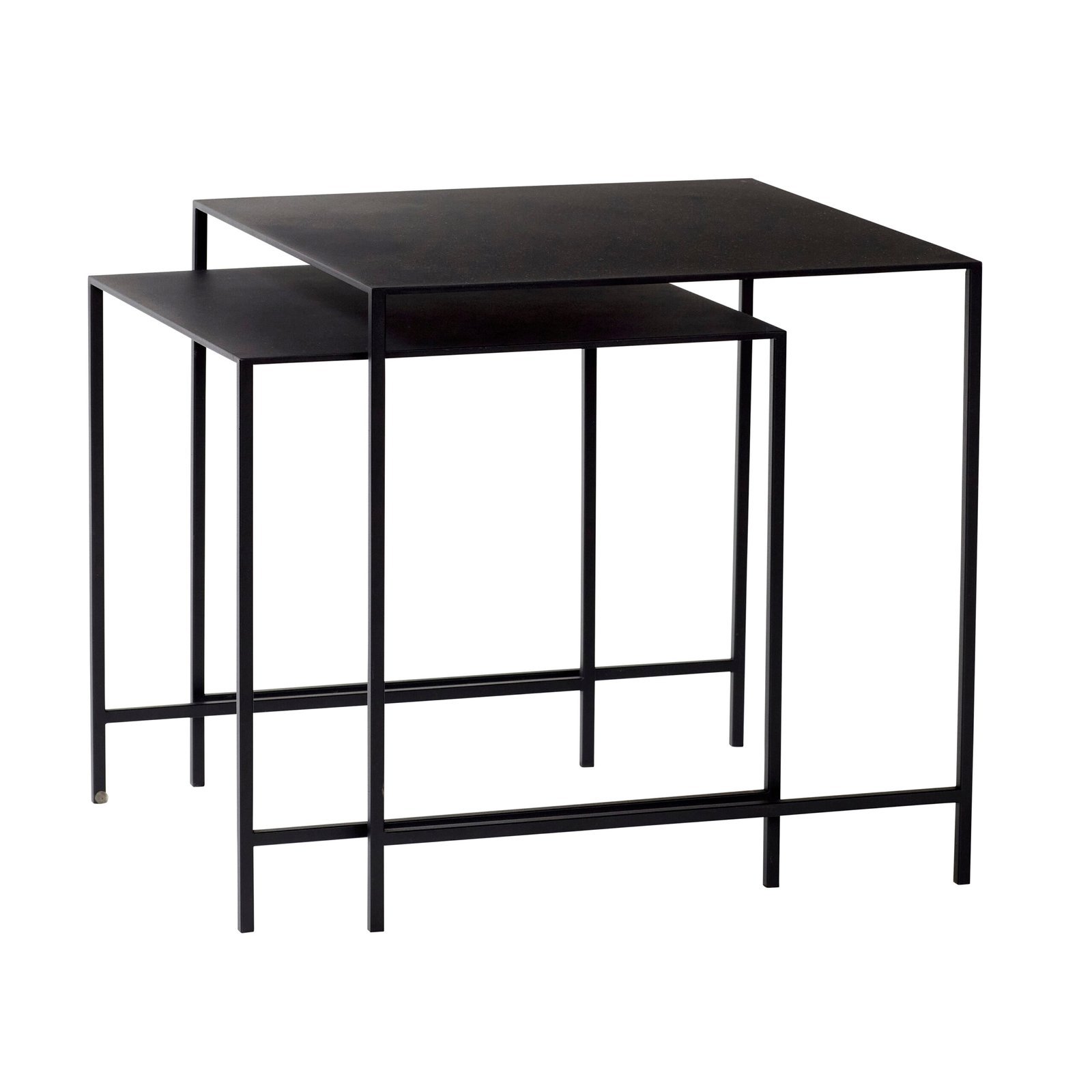 Duo Sidebord Sort (sæt af 2)