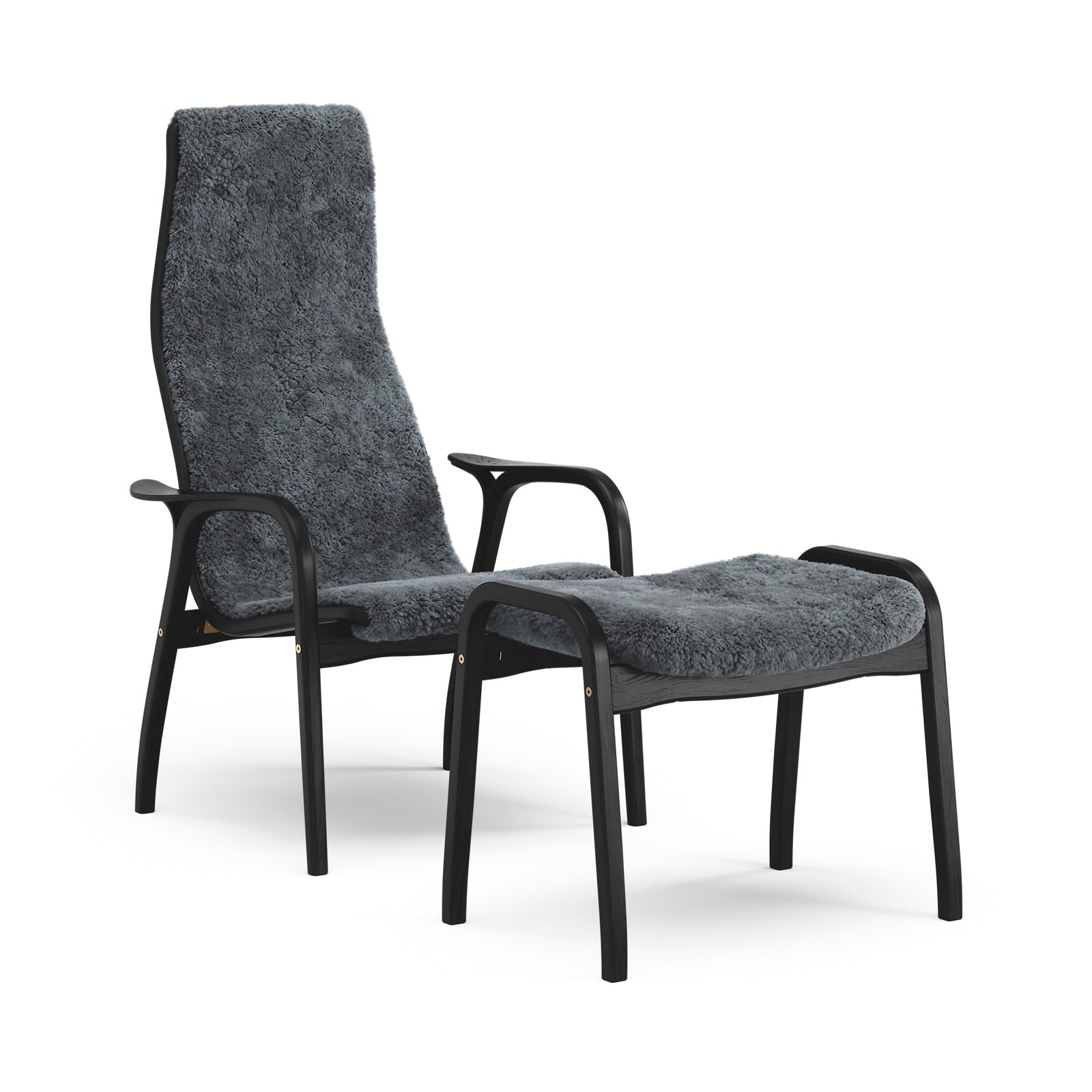 Lamino fåtölj och fotpall