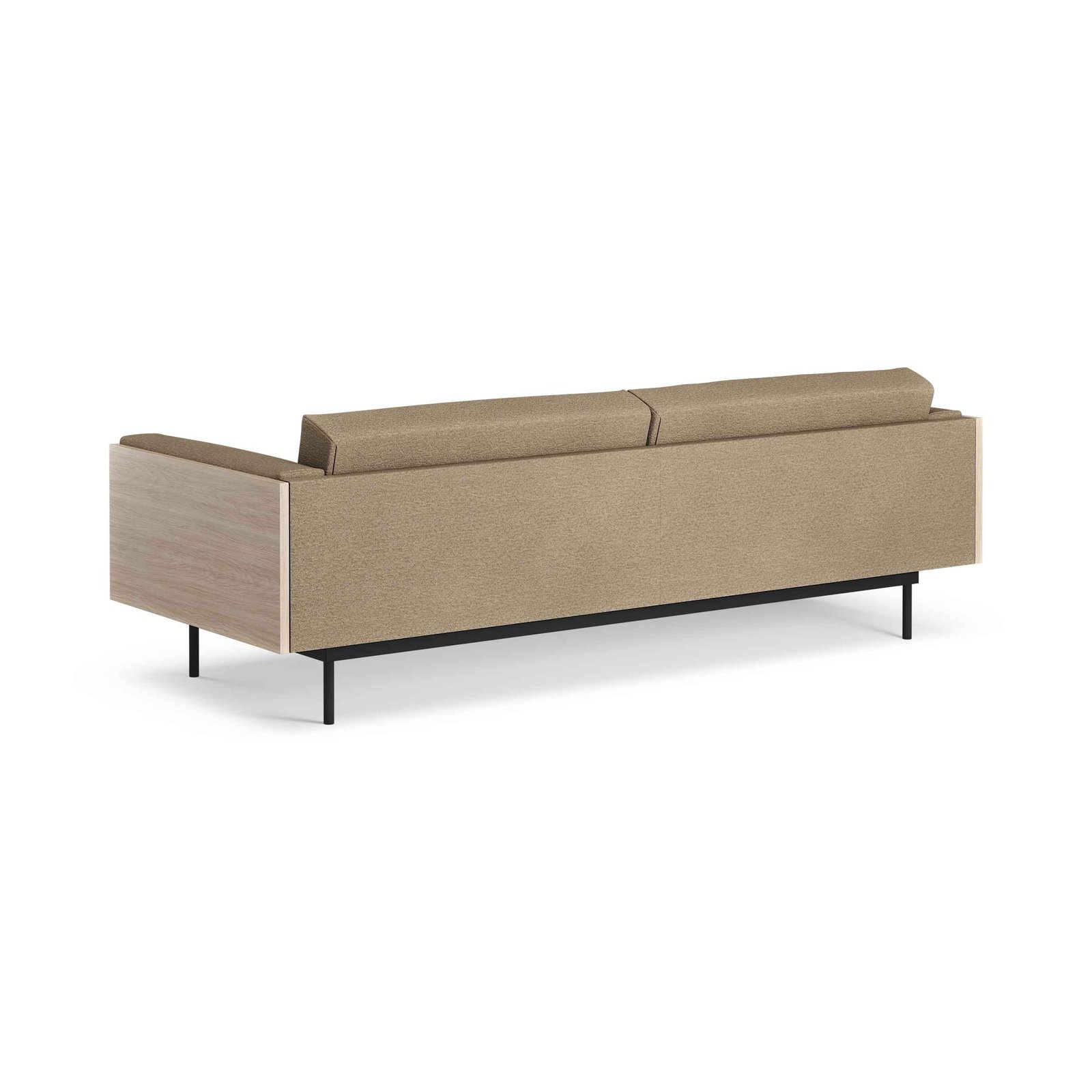 Wood 3-sits soffa