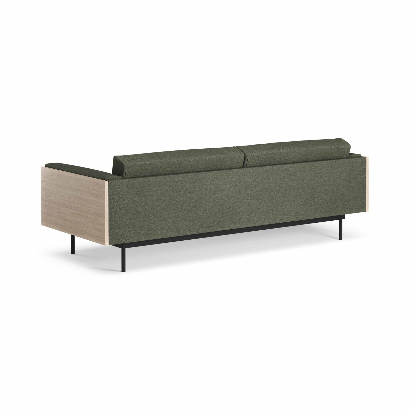 Wood 3-sits soffa
