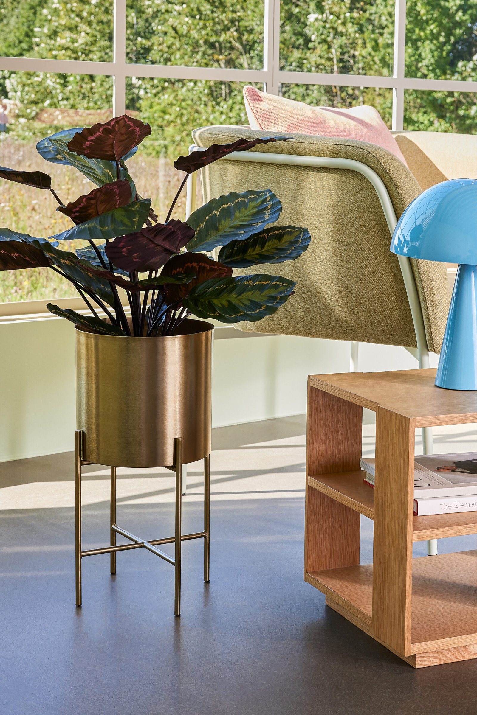 Airy Potte Messingfarve (sæt af 2)