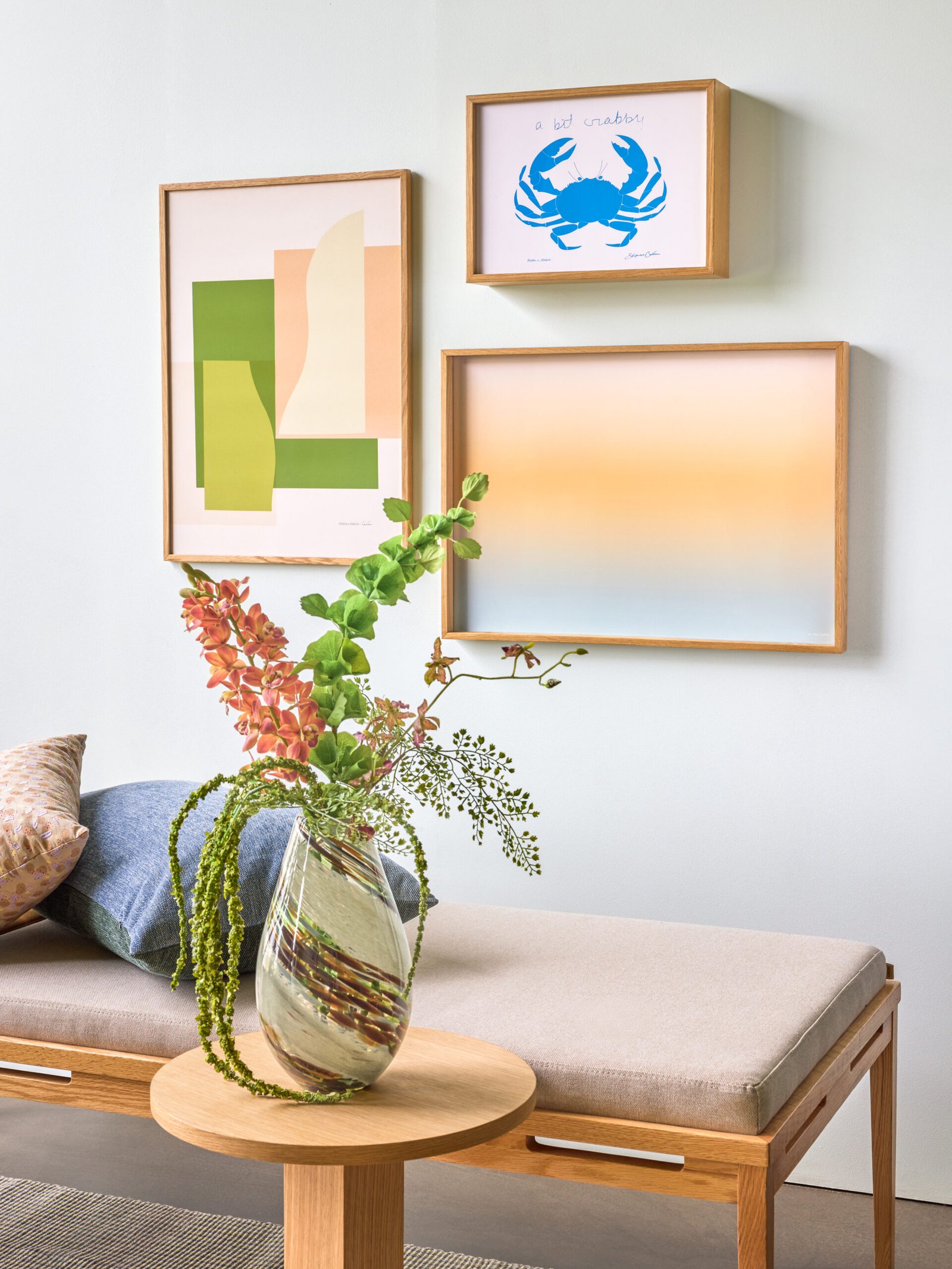 Grove Vase  Flerfarvet