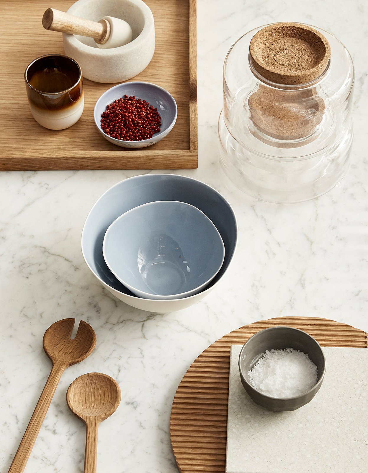 Select Skåle  Flerfarvet (sæt af 5)