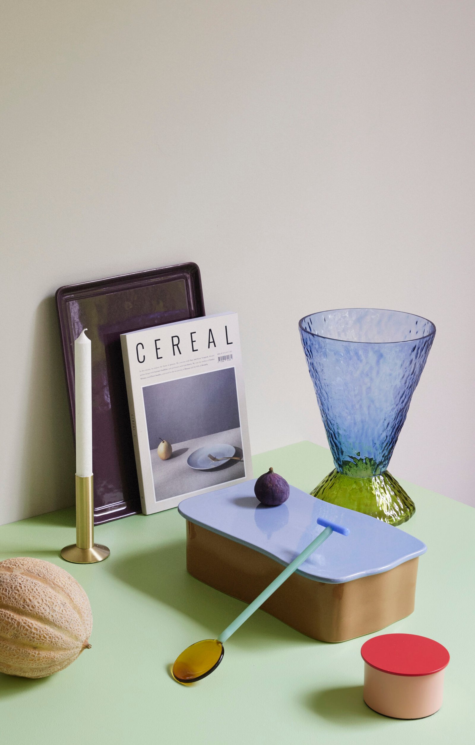 District Opbevaringskasse Small Lyserød/Rød