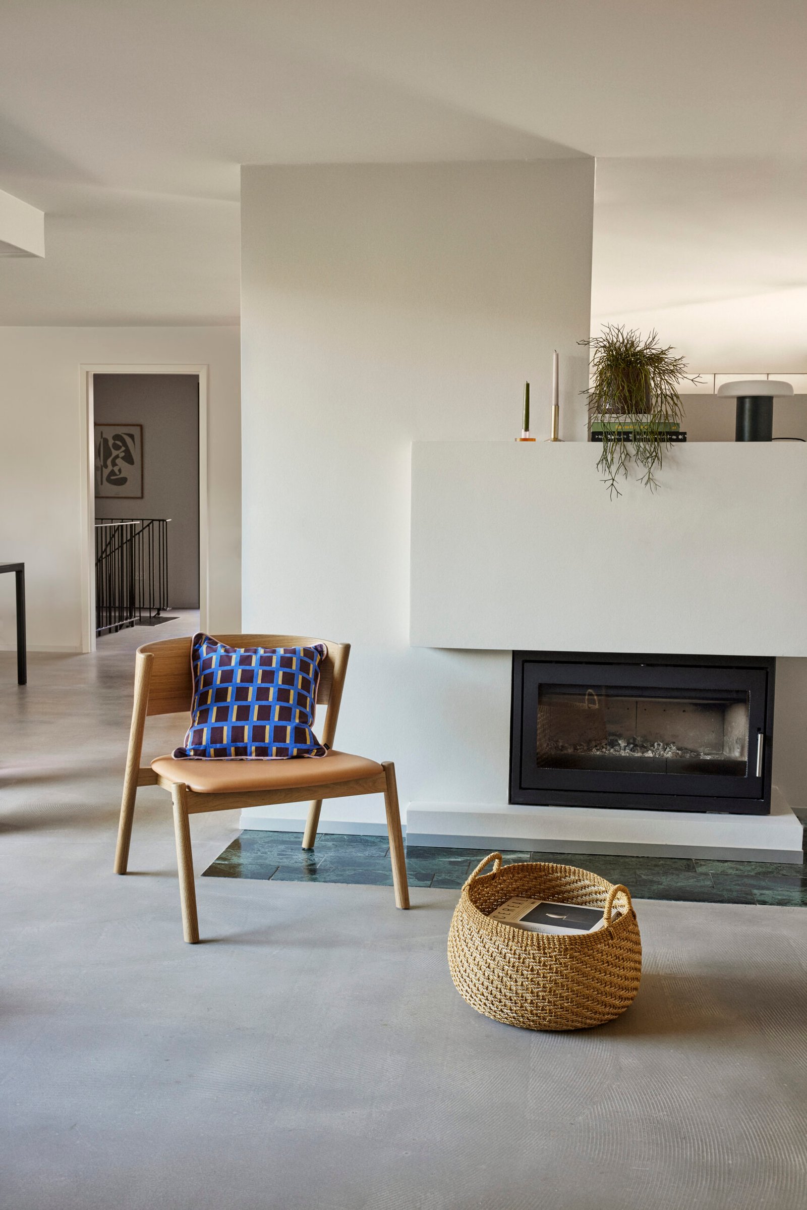 Solar Kurve Natur/Orange (sæt af 2)