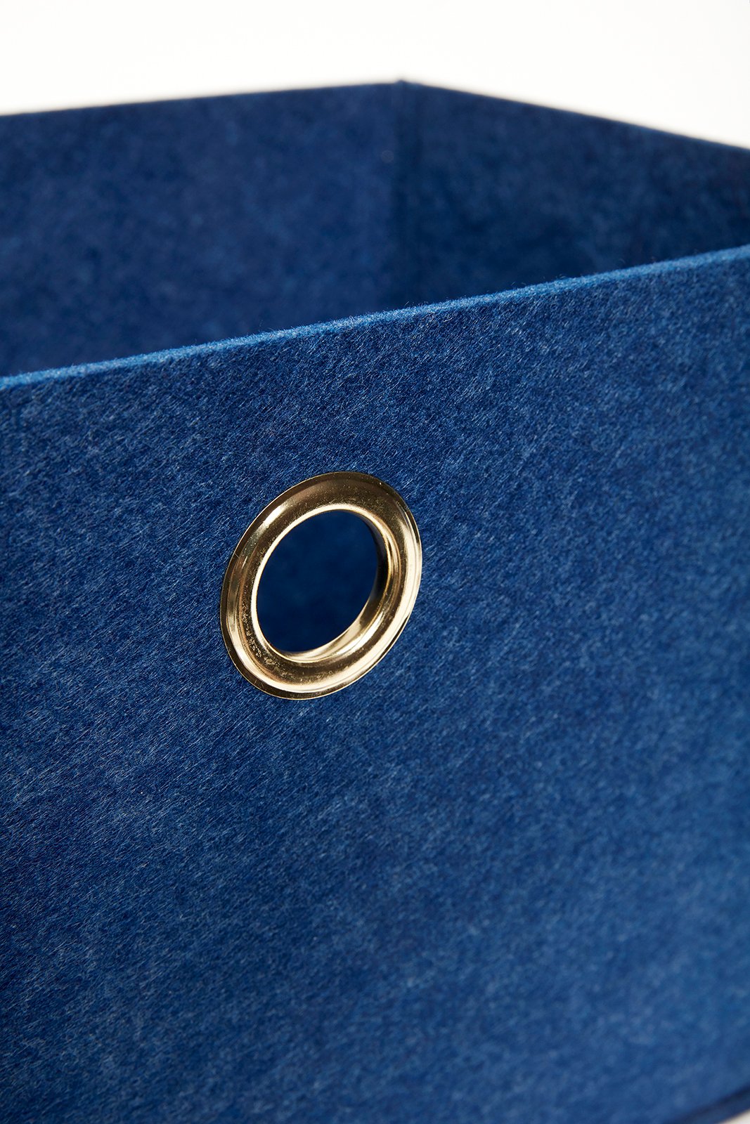 Felt Kurv  Firkantet Blå (sæt af 2)