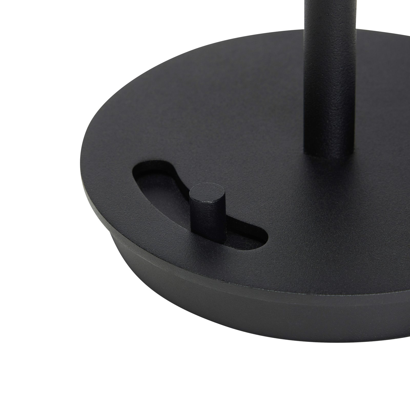 Salon Transportabel Lampe Sort