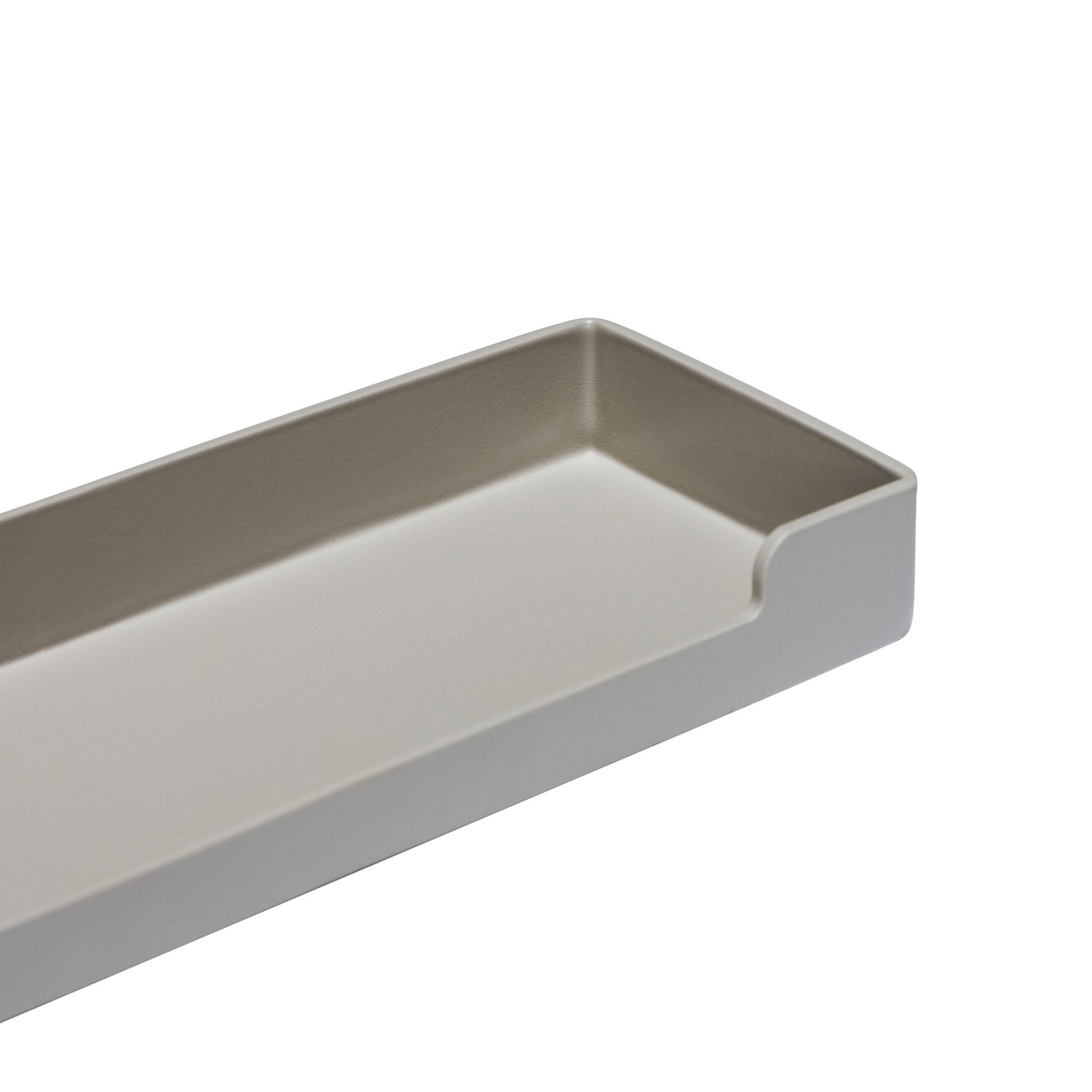 District Opbevaringsbakke Firkantet Lysegrå