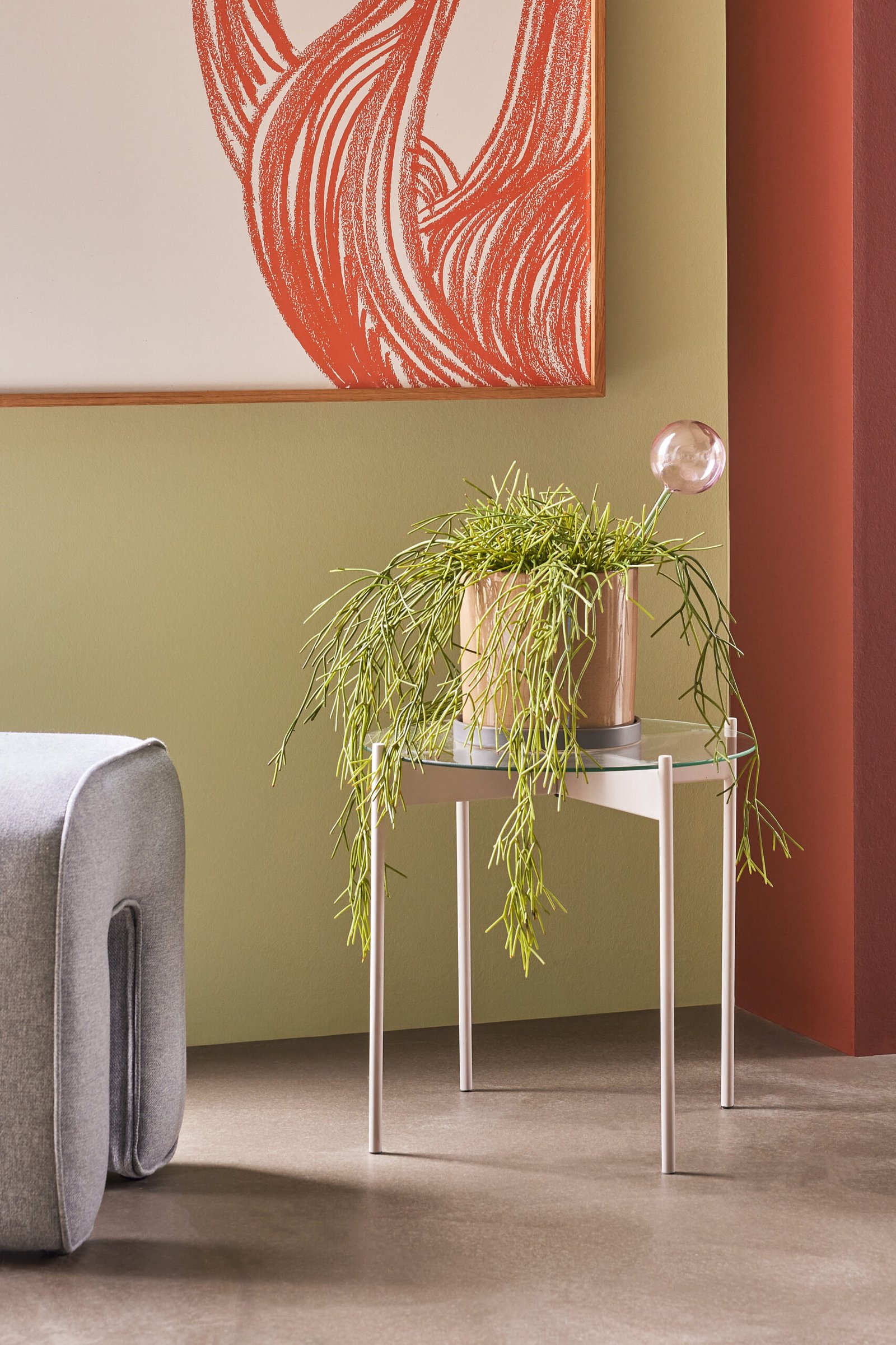 Flora Selvvander Lyserød/Grøn