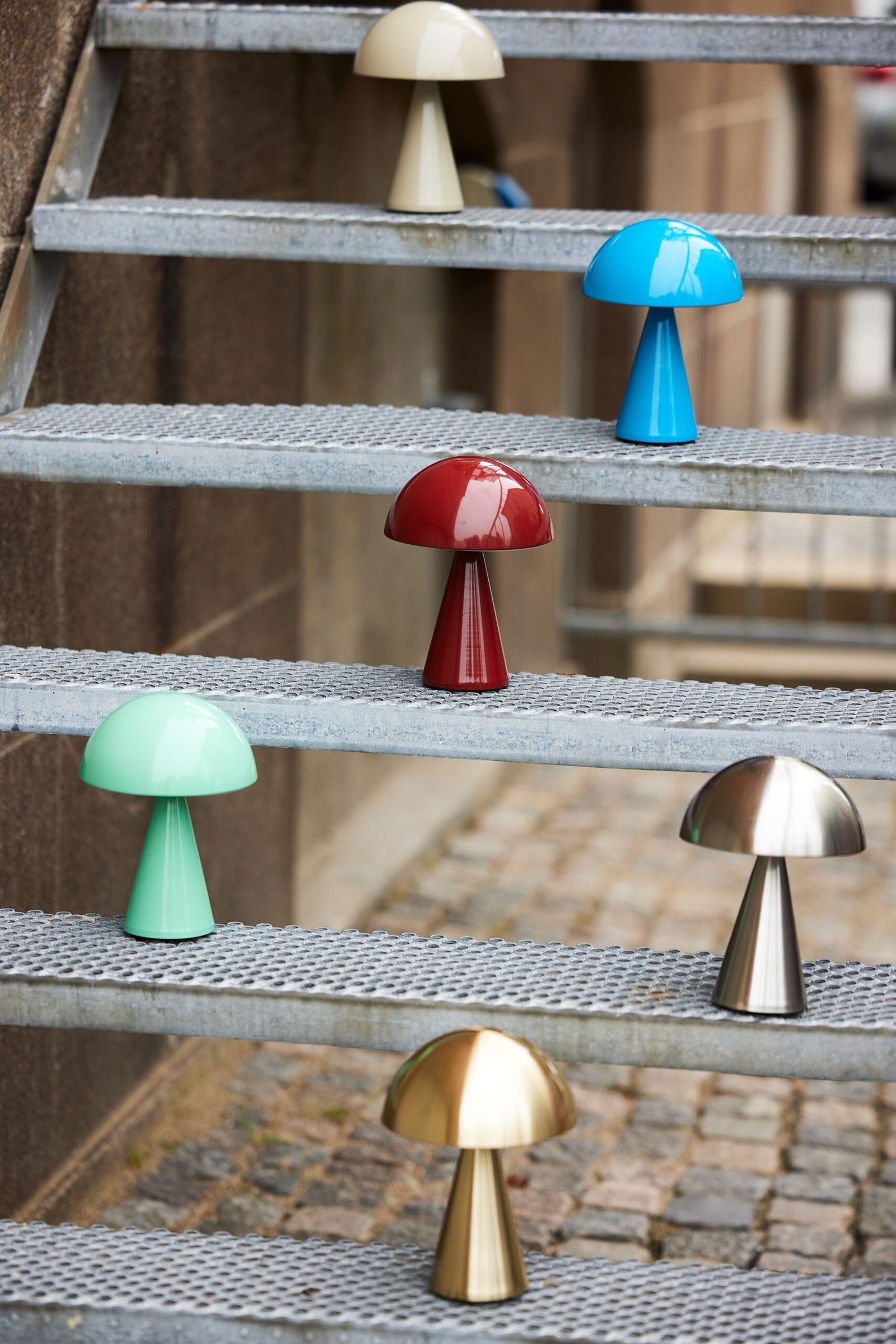 Mush Transportabel Lampe Rød