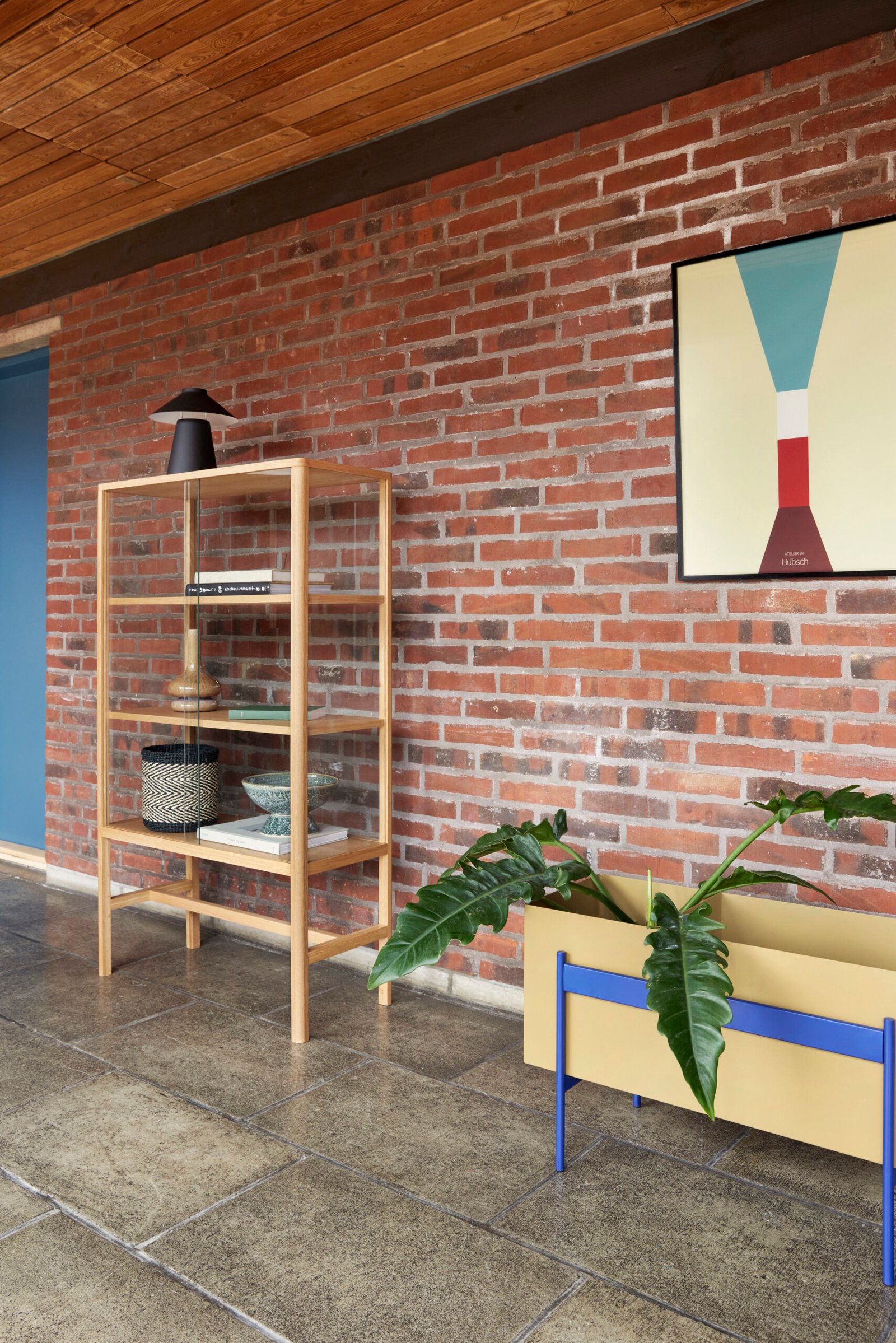 Criss Cross Kurve Sort/Natur (sæt af 2)