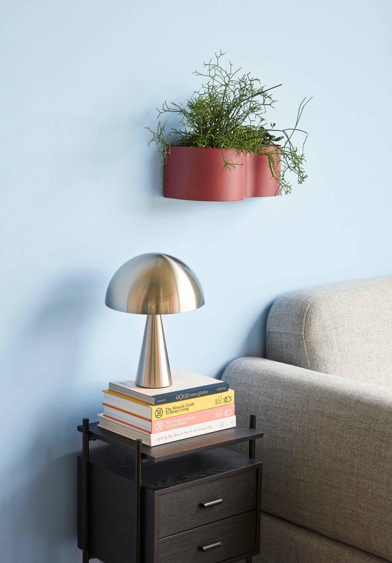 Wave Plantekasse Rød