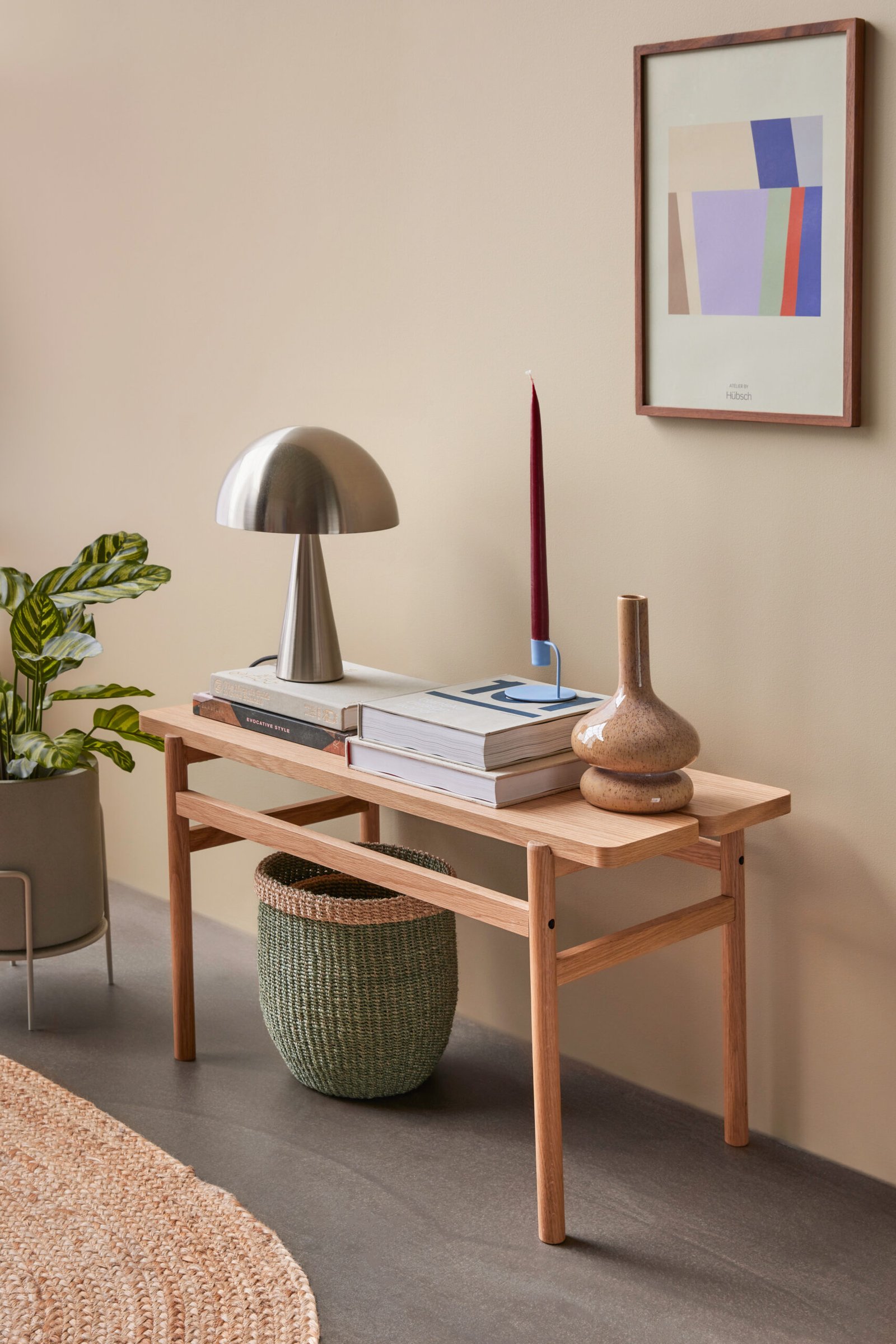 Moss Kurve Grøn/Natur (sæt af 3)