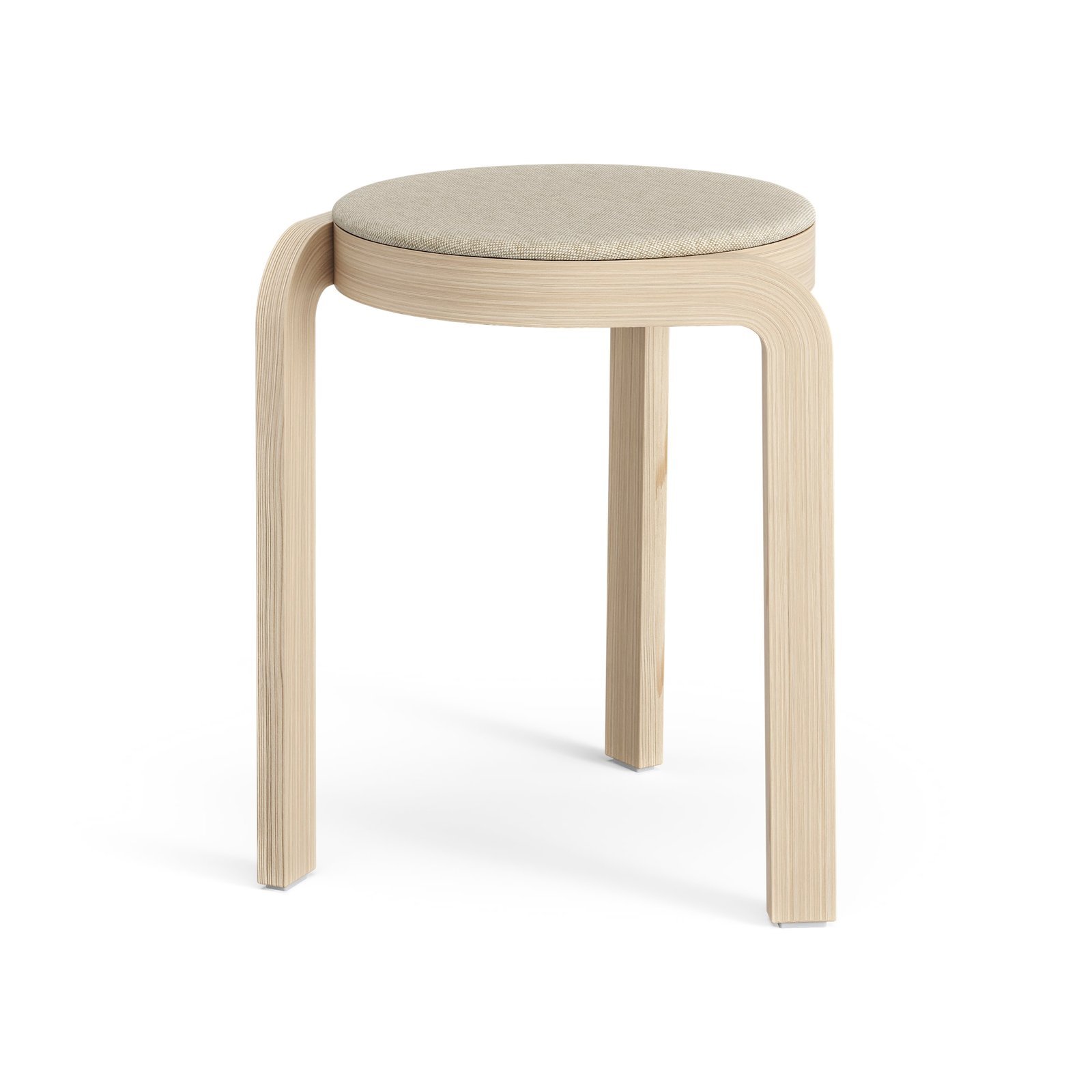 Spin pall klädd sits