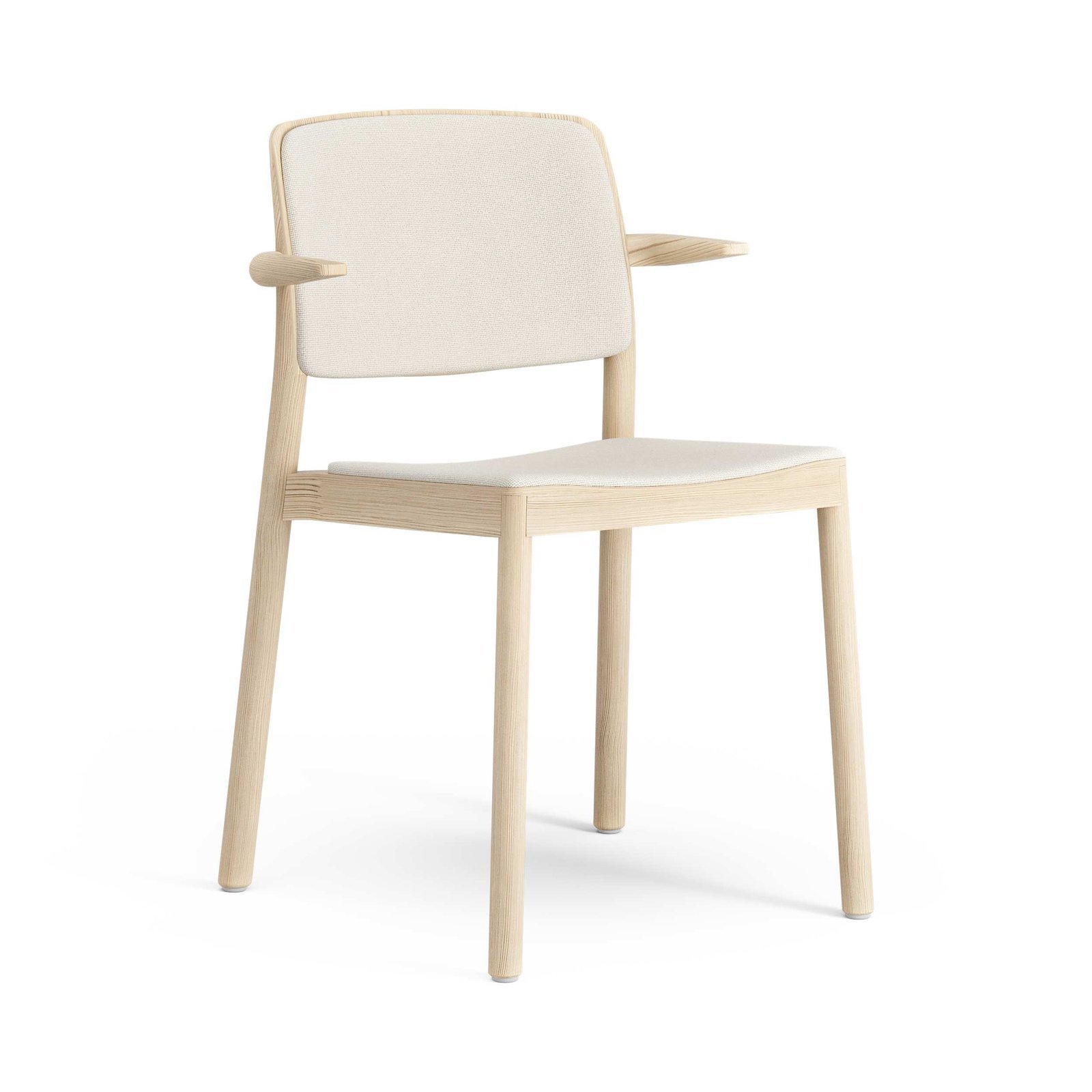 Grace stapelbar karmstol med klädd sits och rygg