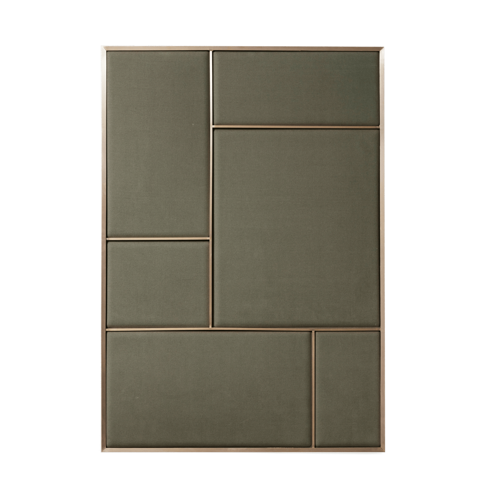 NOUVEAU PIN - Large - Brass - Oyster Grey