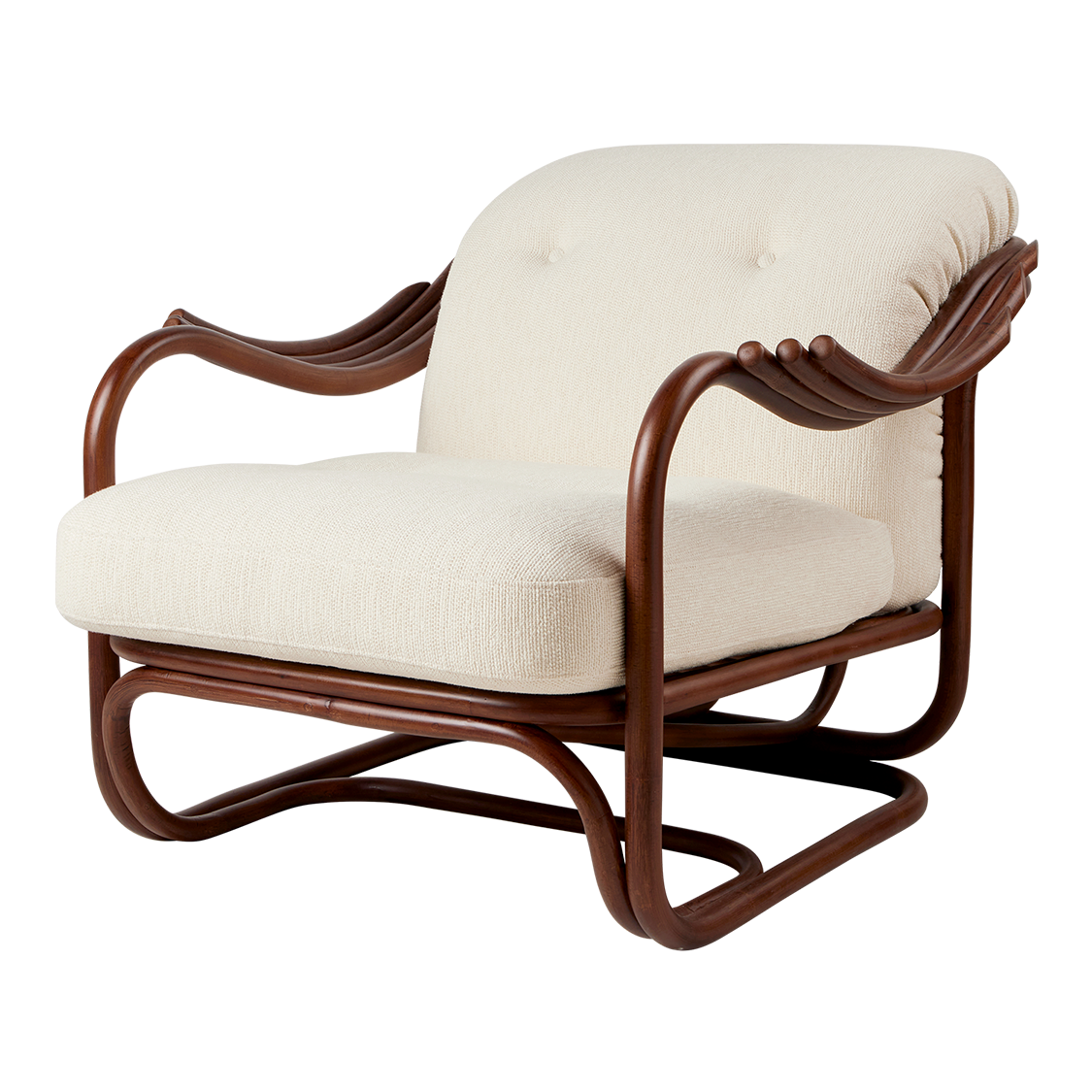 Poltrona Tria Lounge Chair - Bouclé