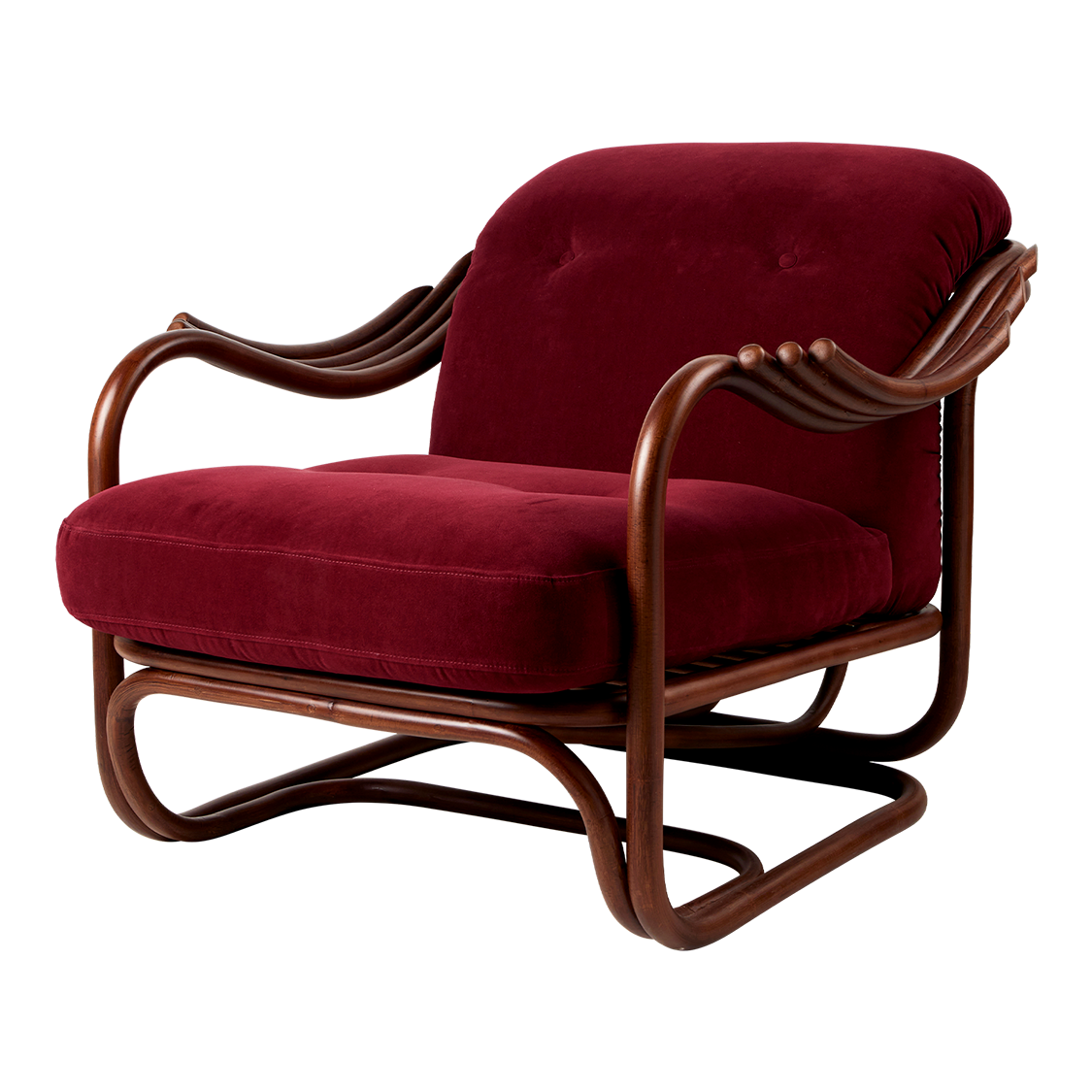 Poltrona Tria Lounge Chair - Fustagno