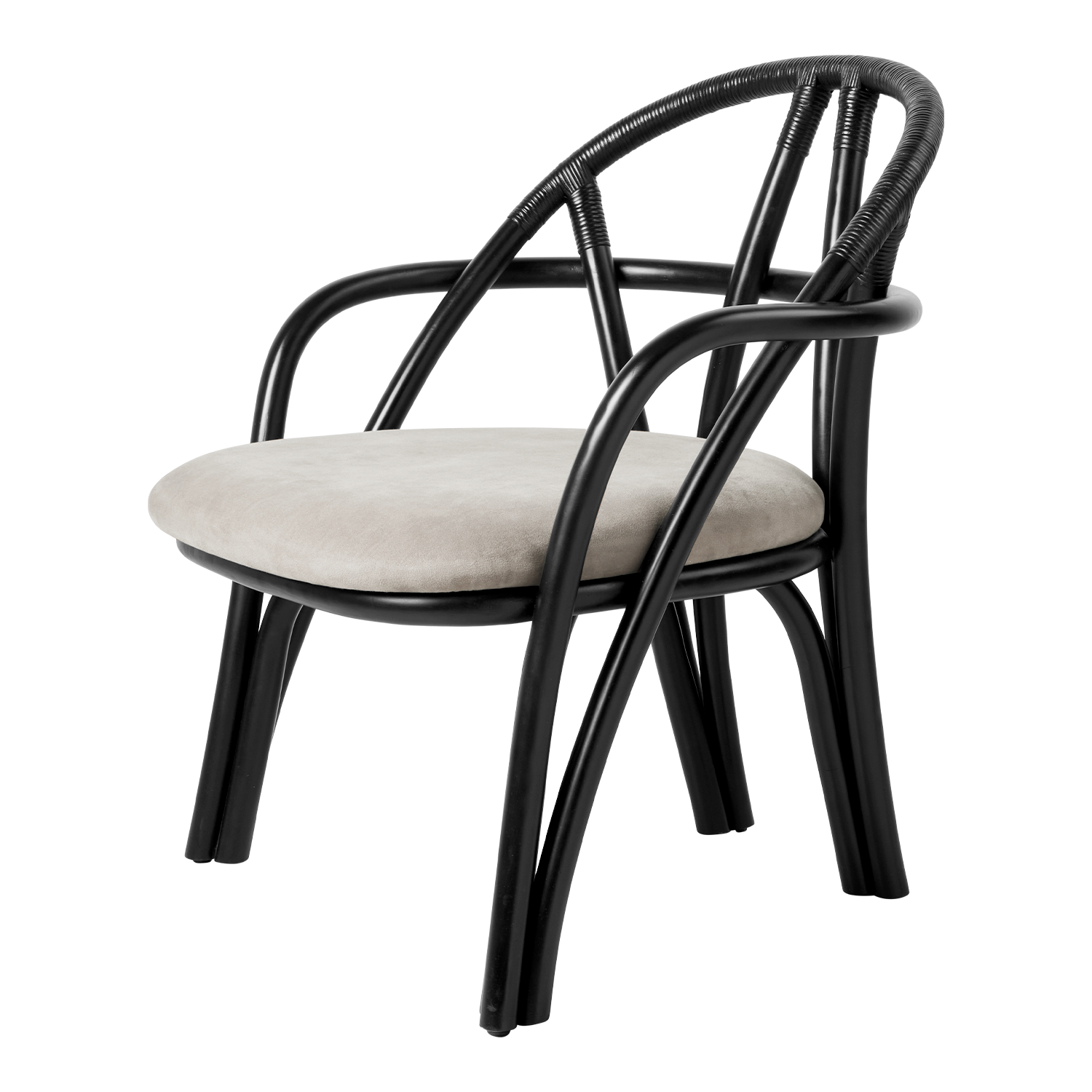 Bistra Lounge Chair - Ebony