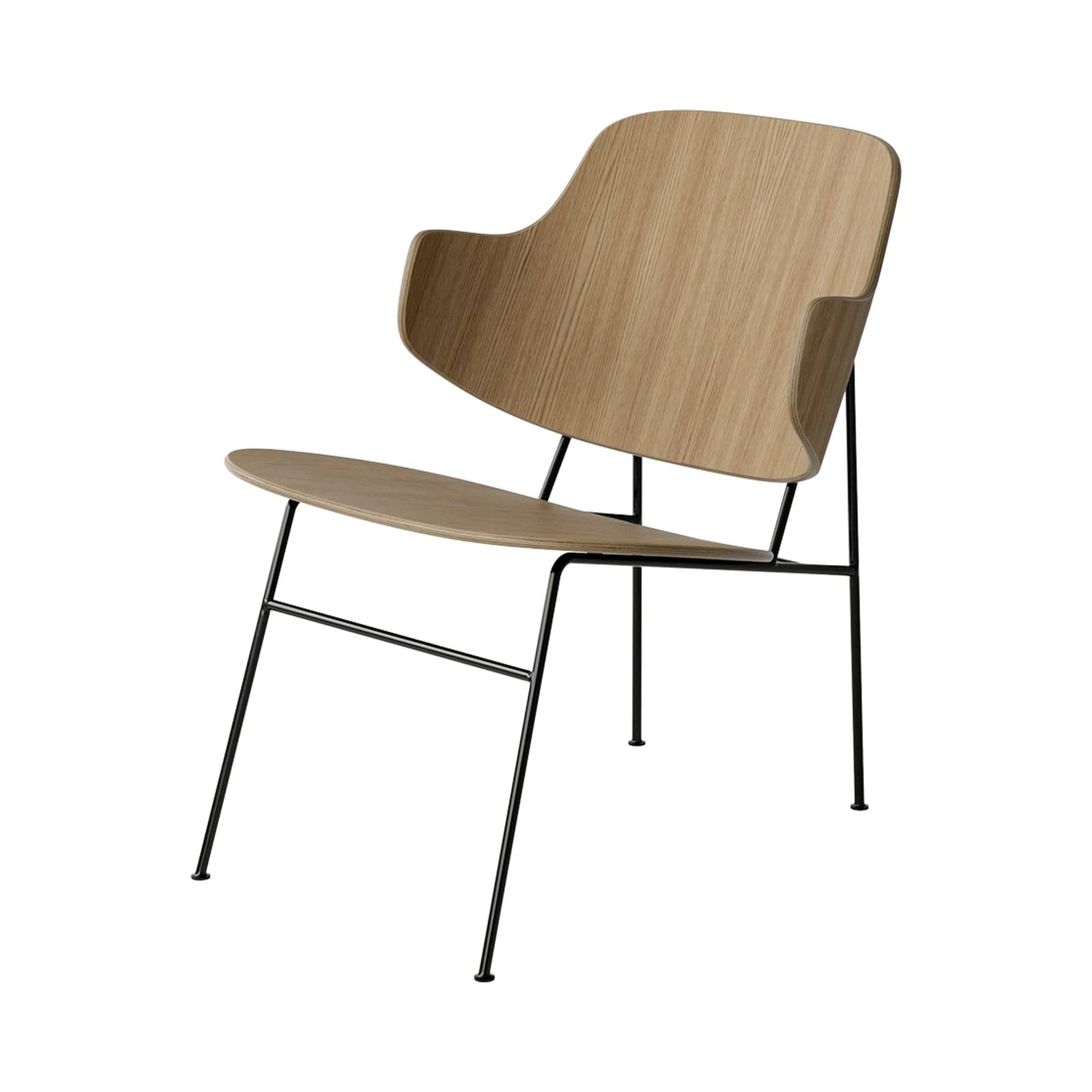 The Penguin Lounge Chair, Metal Base, Unupholstered