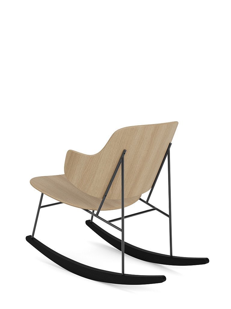 The Penguin Rocking Chair, Metal Base, Unupholstered