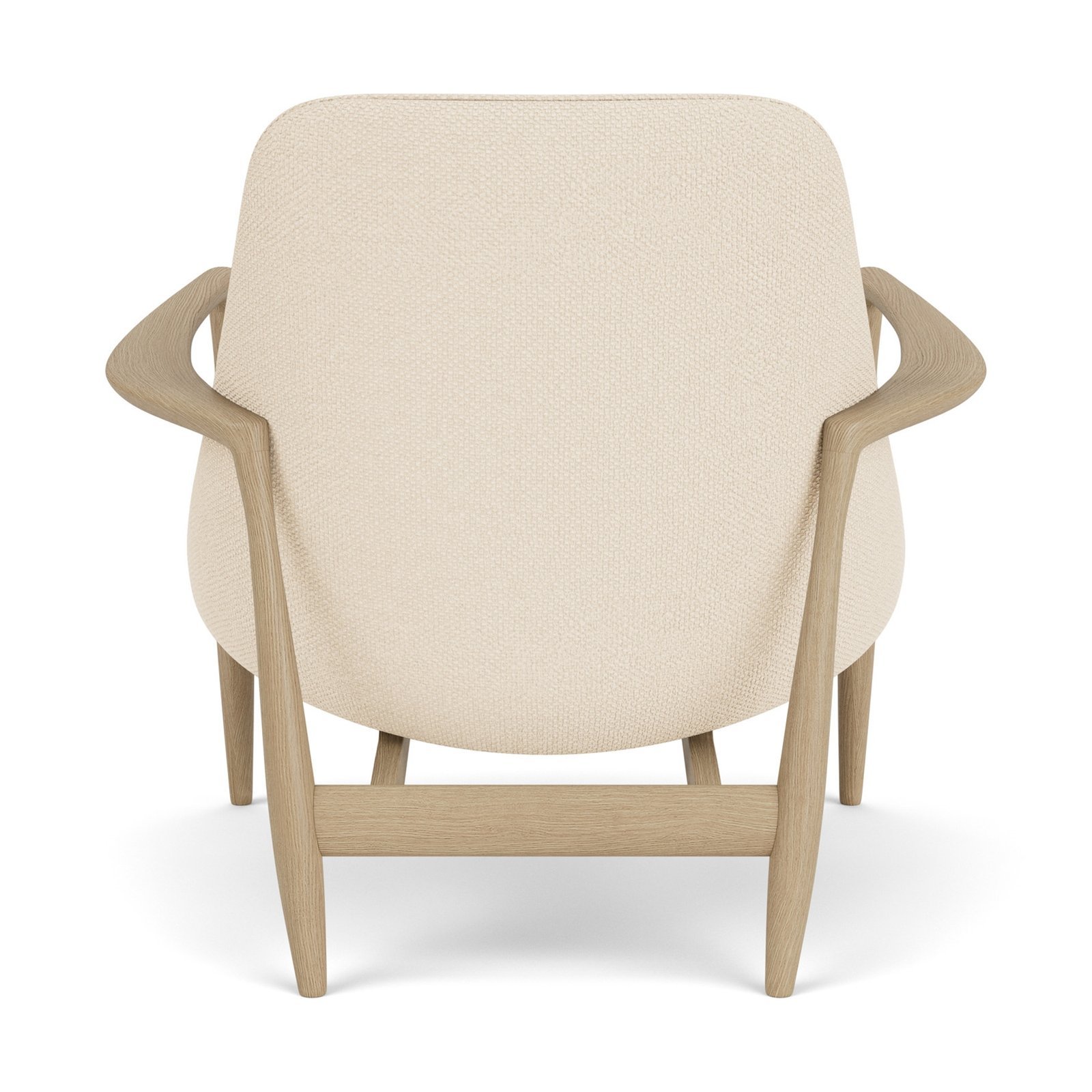 Elizabeth Lounge Chair, Wooden Base, Textile